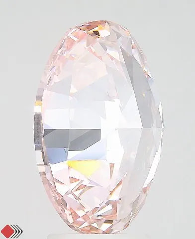 5.30ct Oval Lab Grown Diamond (Colour Fancy Pink, Clarity VVS2, IGI Certified)