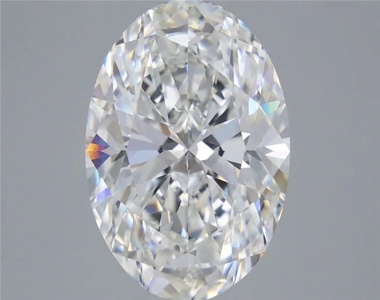 5.32ct Oval Lab Grown Diamond (Colour F, Clarity VS1, IGI Certified)