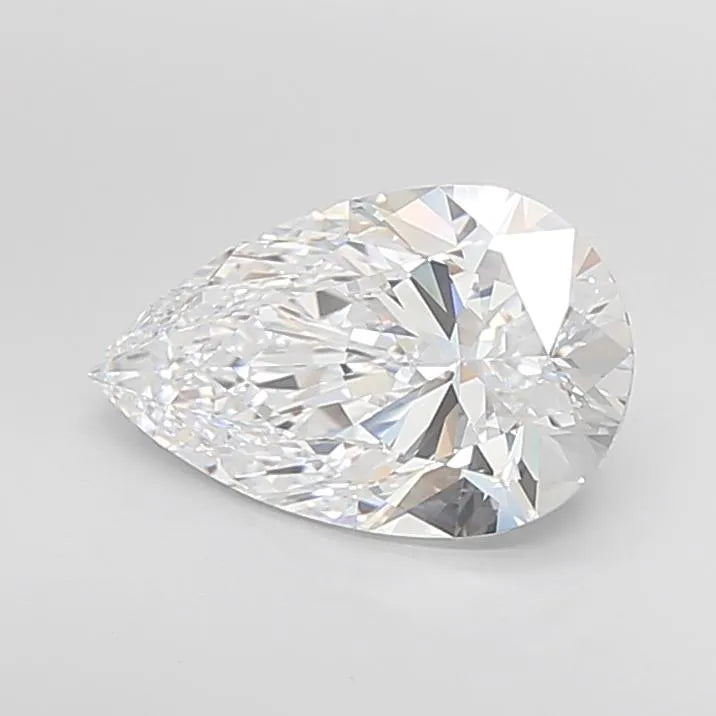 5.33ct Pear Lab Grown Diamond (Colour D, Clarity FL, IGI Certified)