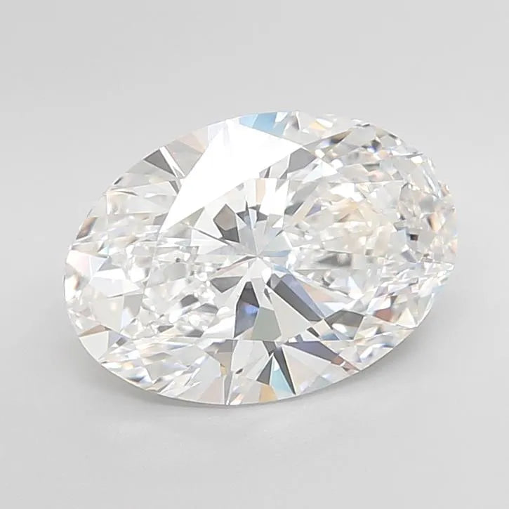 5.44ct Oval Lab Grown Diamond (Colour E, Clarity VVS2, IGI Certified)