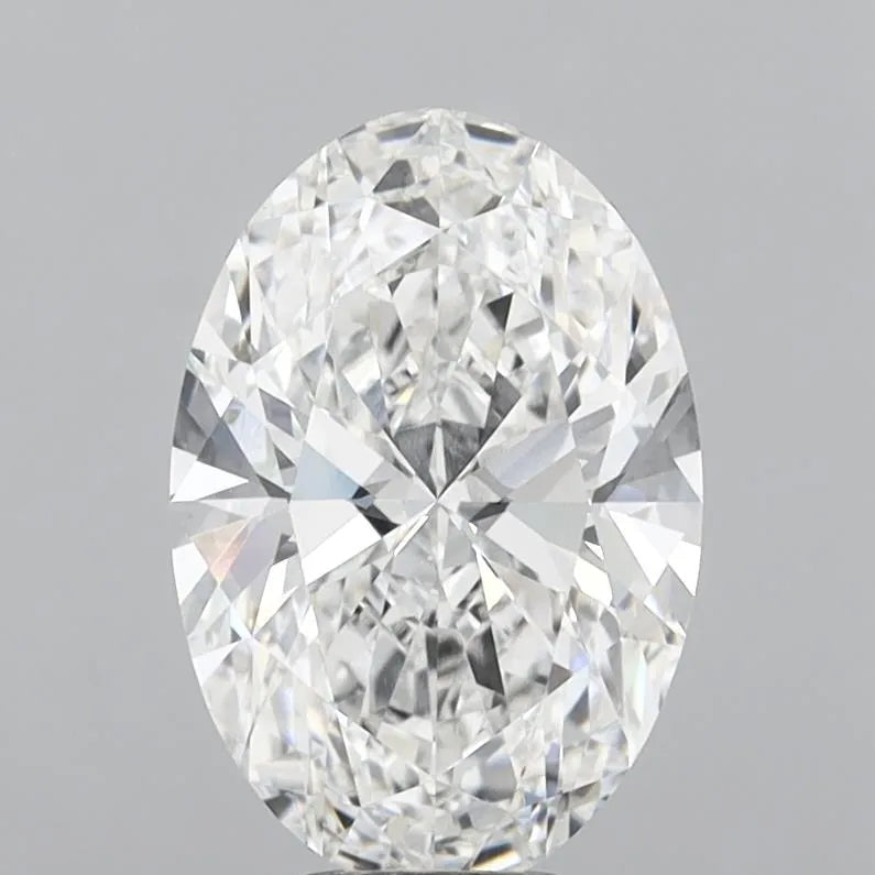 5.85ct Oval Lab Grown Diamond (Colour E, Clarity VVS2, IGI Certified)
