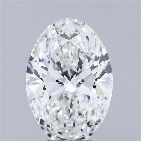 6.01ct Oval Lab Grown Diamond (Colour E, Clarity VVS2, IGI Certified)