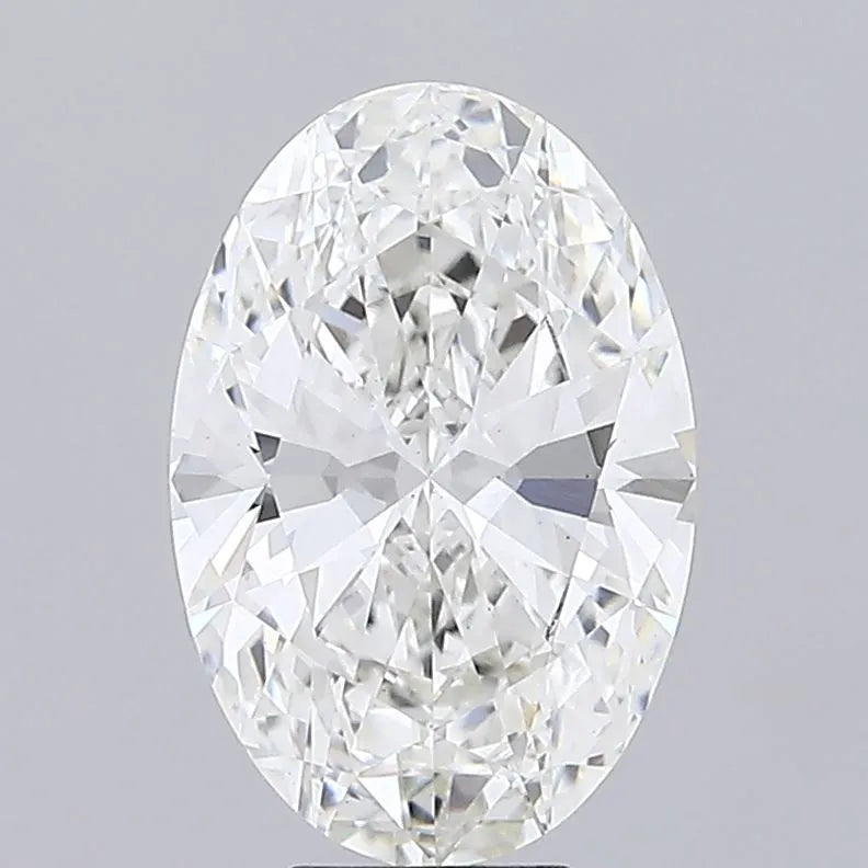 6.03ct Oval Lab Grown Diamond (Colour G, Clarity VS2, IGI Certified)