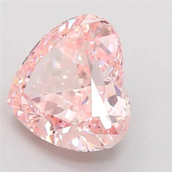 6.08ct Heart Lab Grown Diamond (Colour Fancy Intense Pink, Clarity VVS2, IGI Certified)