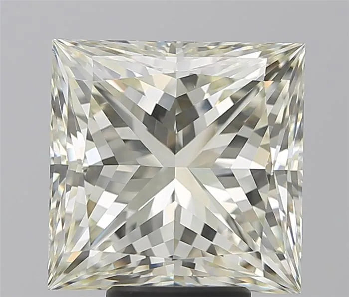 7.01ct Princess Natural Diamond (Colour K, Clarity VS1, Cut EX, IGI Certified)