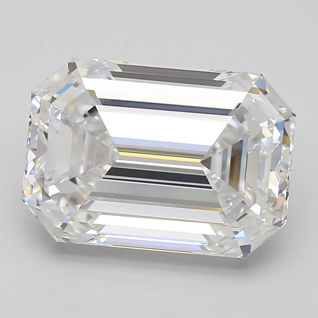 7.18ct Emerald Lab Grown Diamond (Colour D, Clarity FL, GIA Certified)