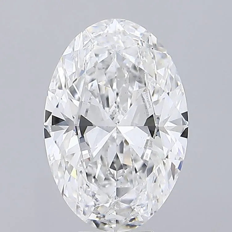 8.02ct Oval Lab Grown Diamond (Colour D, Clarity VS2, IGI Certified)