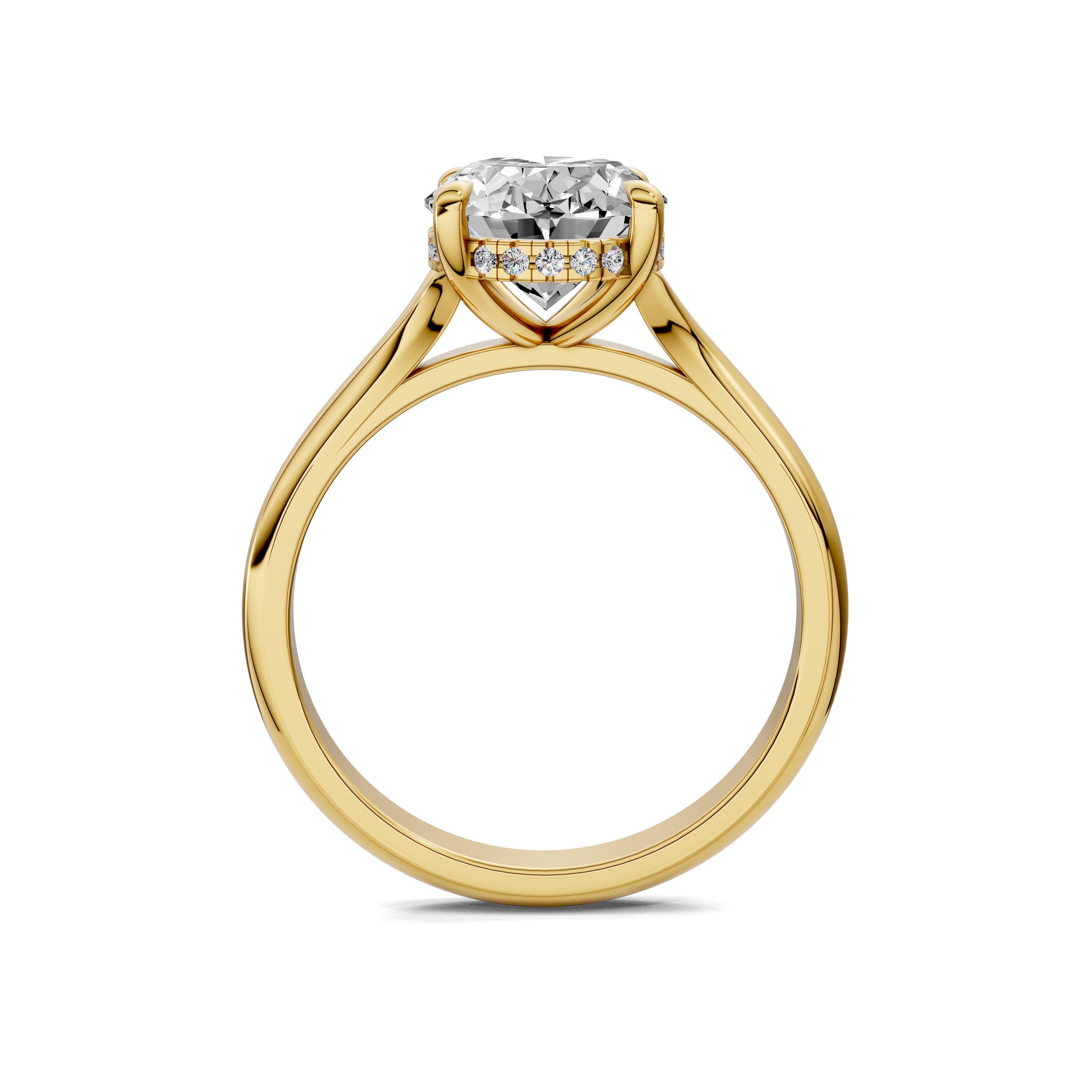 The Astrid Oval Solitaire Ring