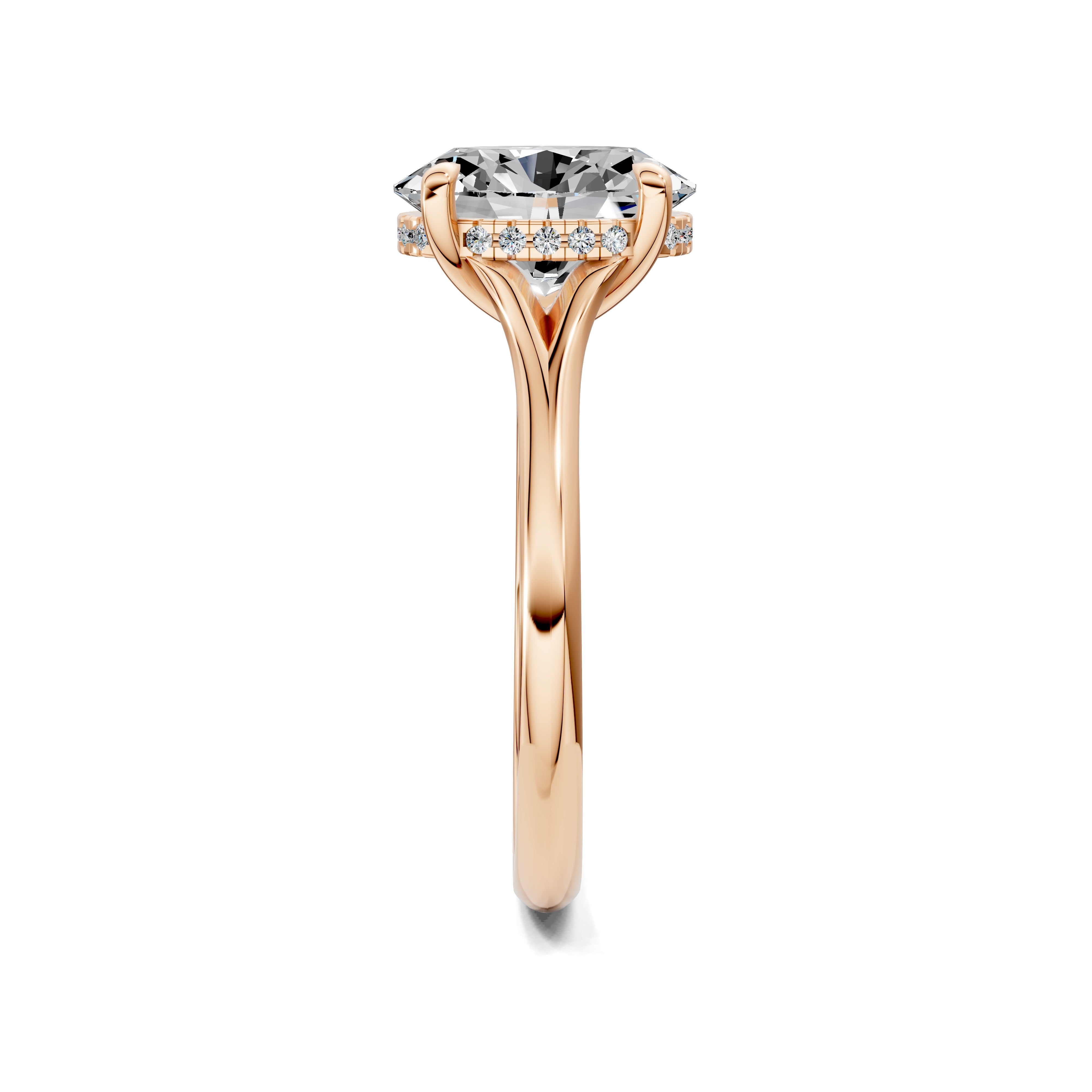 The Astrid Oval Solitaire Ring