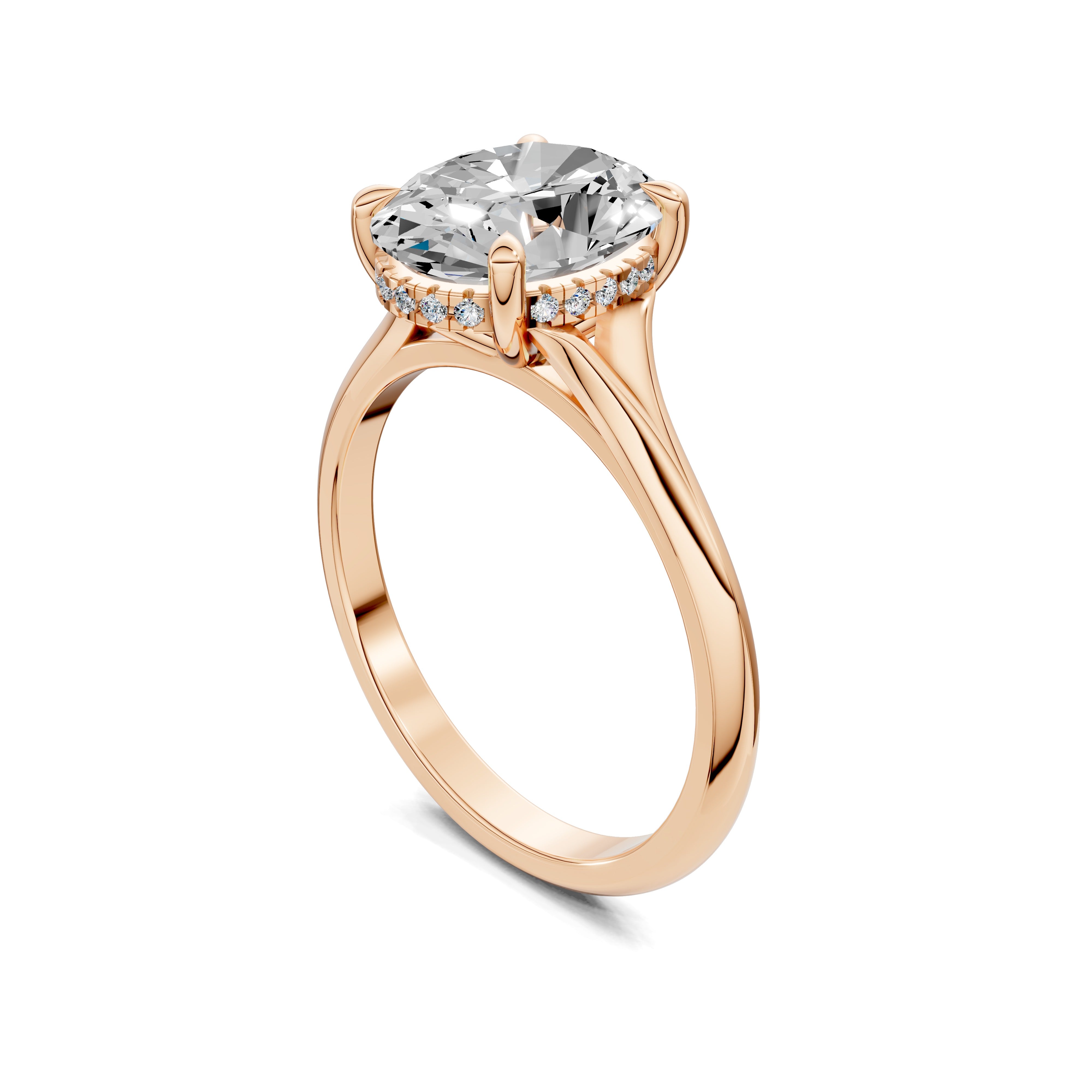 The Astrid Oval Solitaire Ring