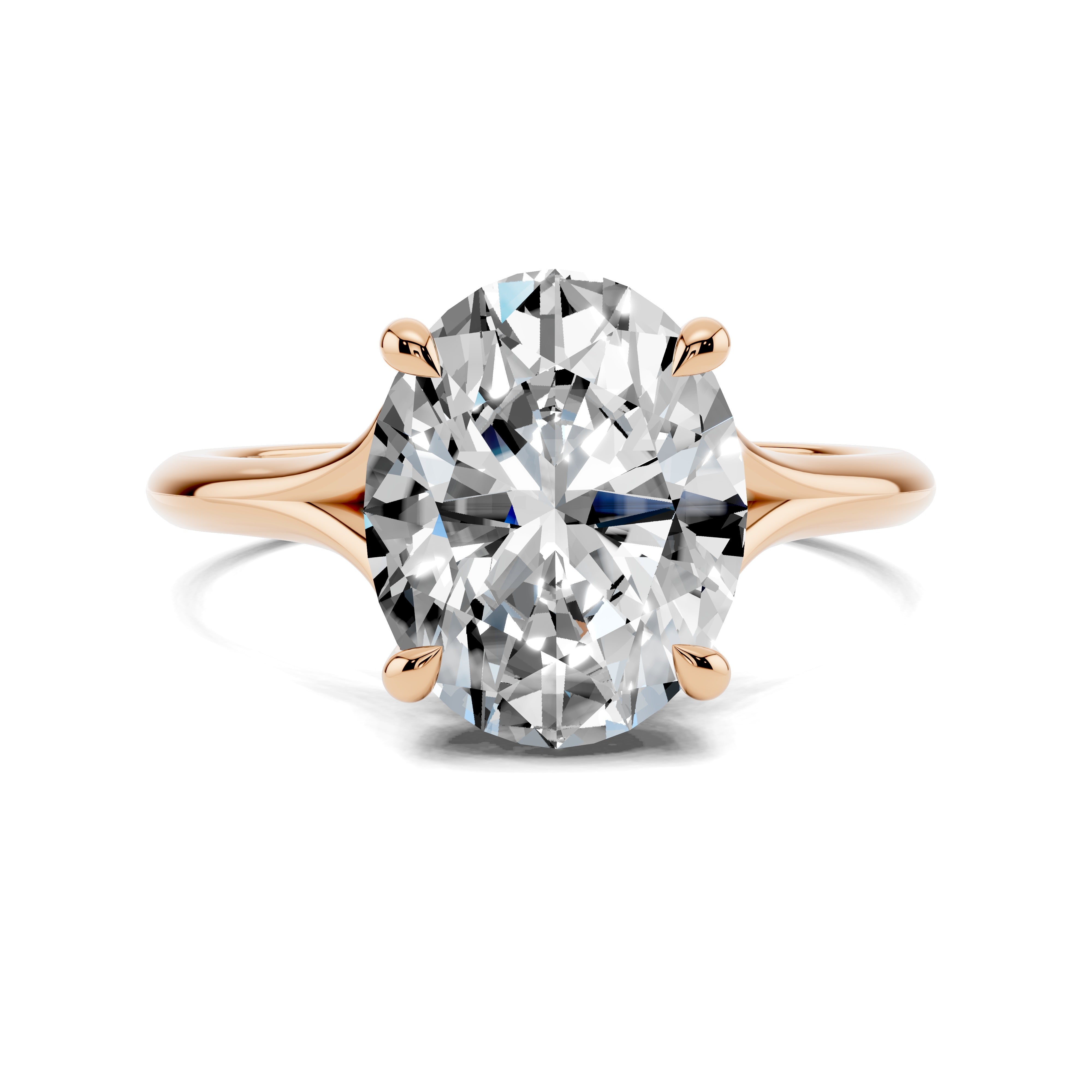 The Astrid Oval Solitaire Ring