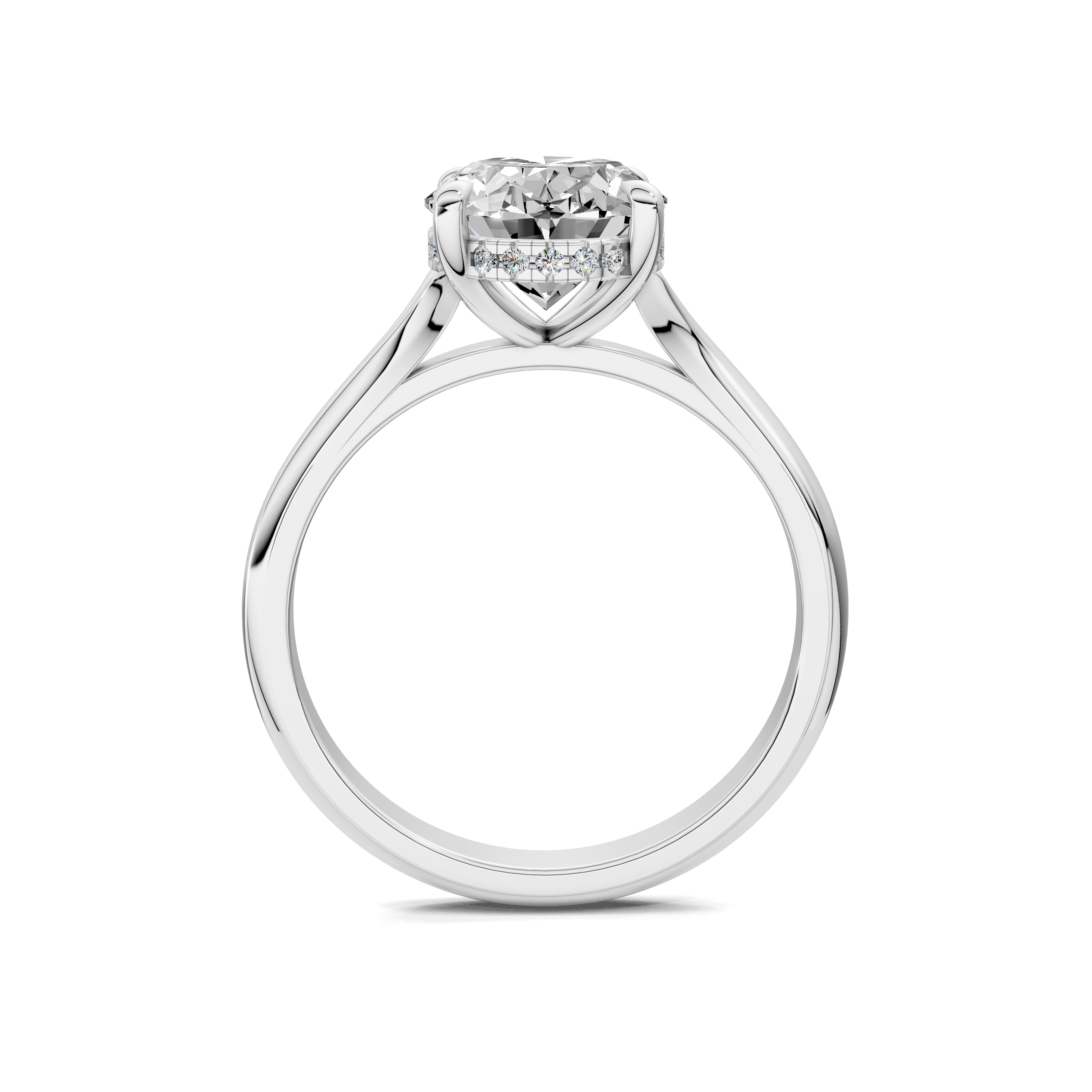 The Astrid Oval Solitaire Ring