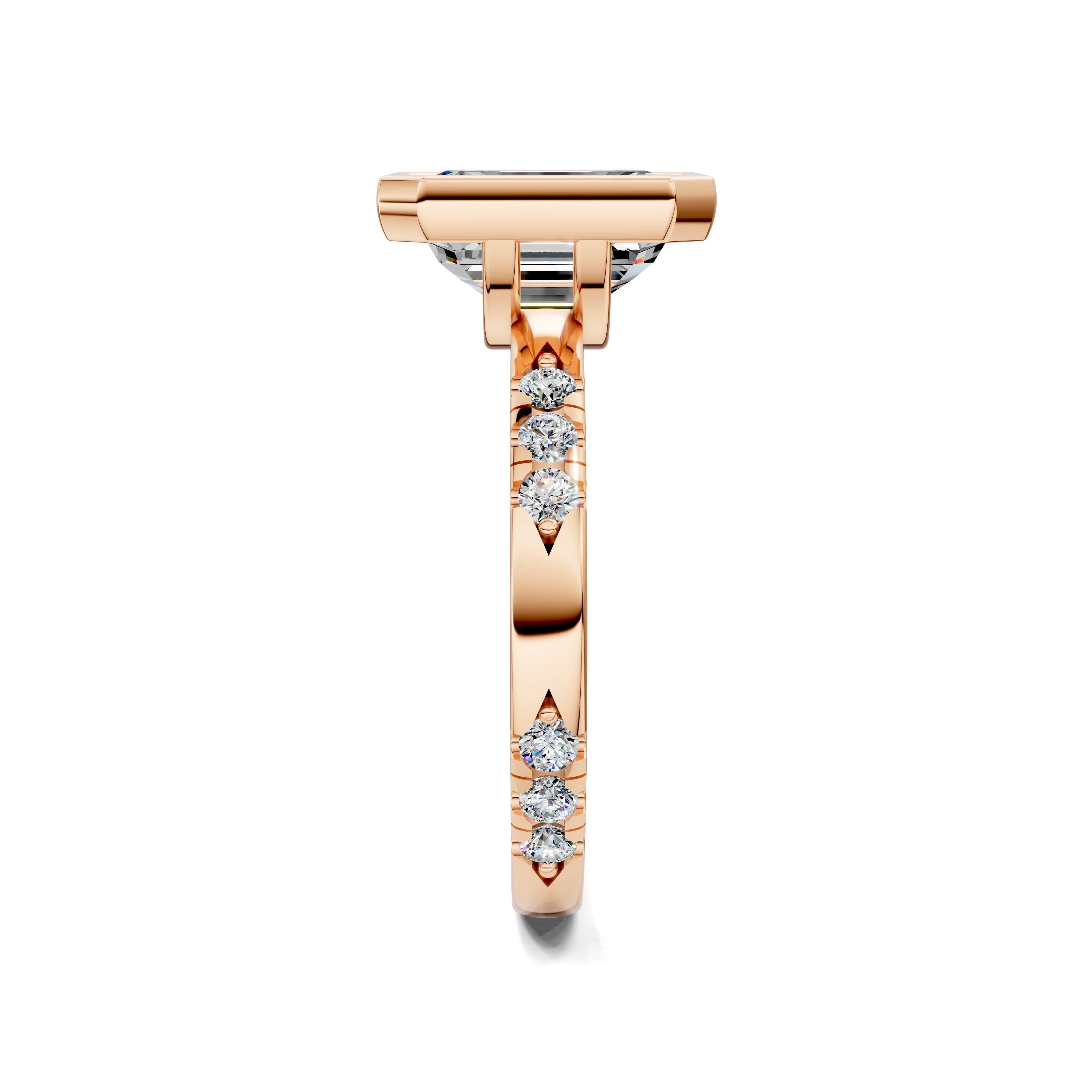 The Seraphelle Emerald Bezel Ring