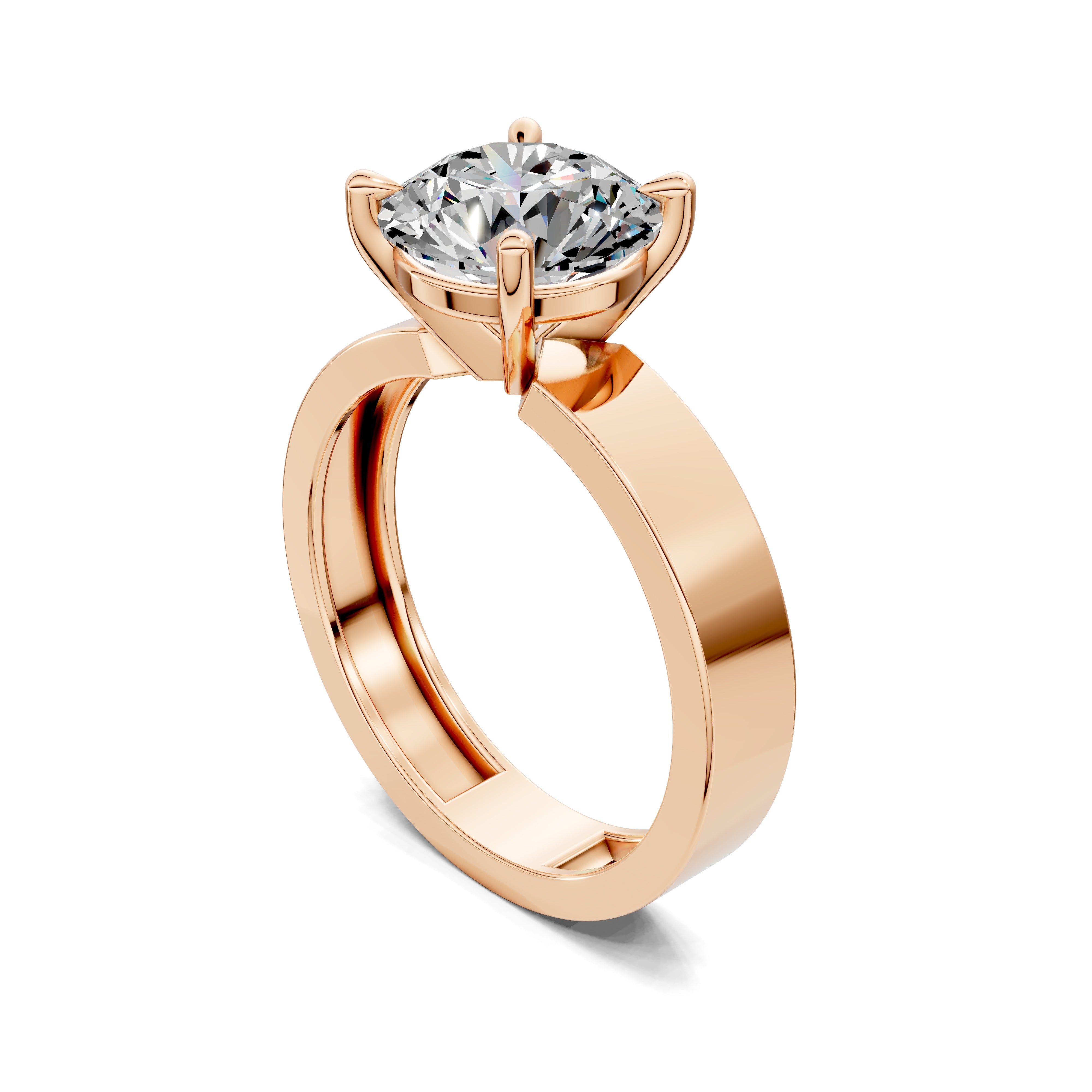 The Aurelia Round Solitaire Ring