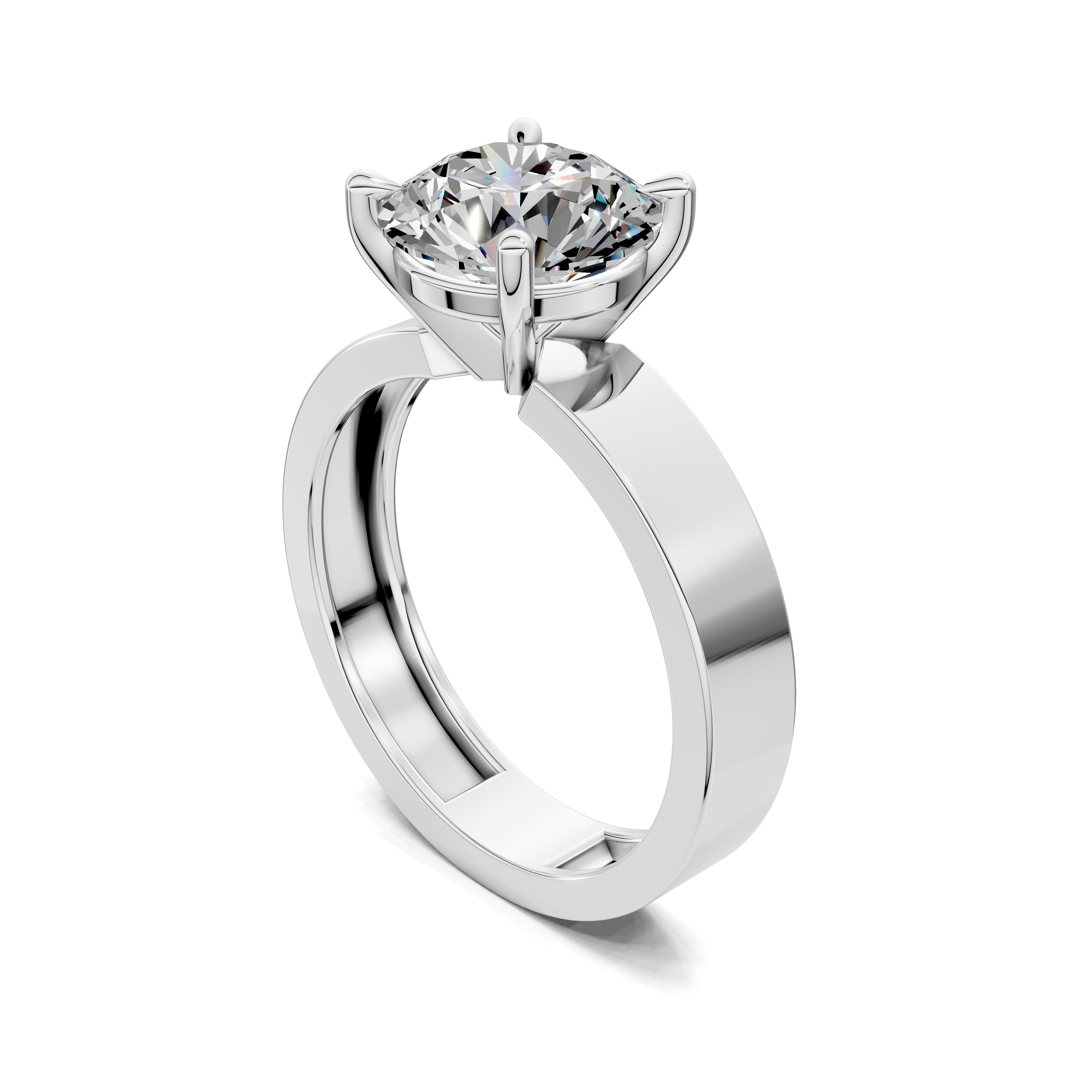 The Aurelia Round Solitaire Ring