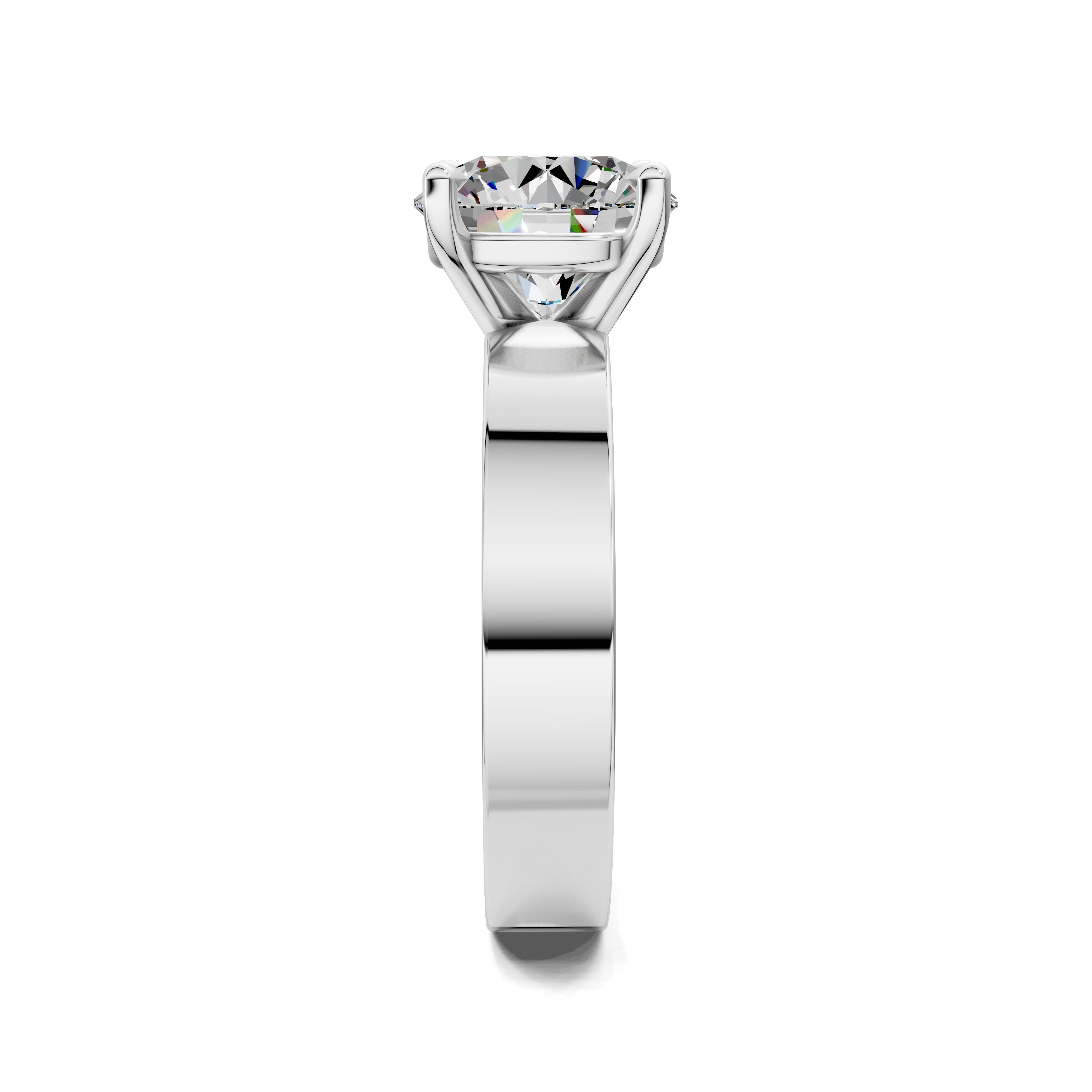 The Aurelia Round Solitaire Ring