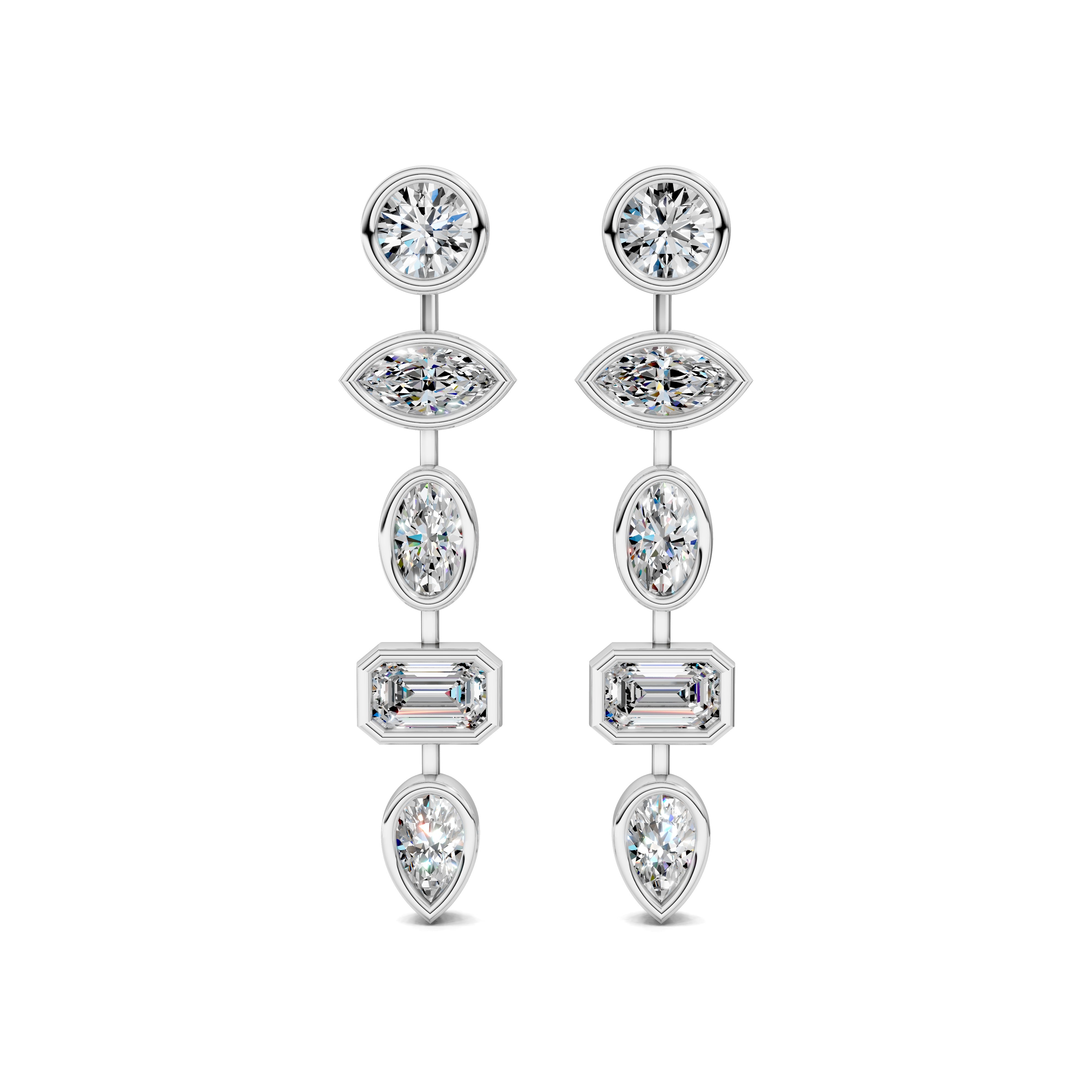 Viola Multi-Shape Diamond Jackets