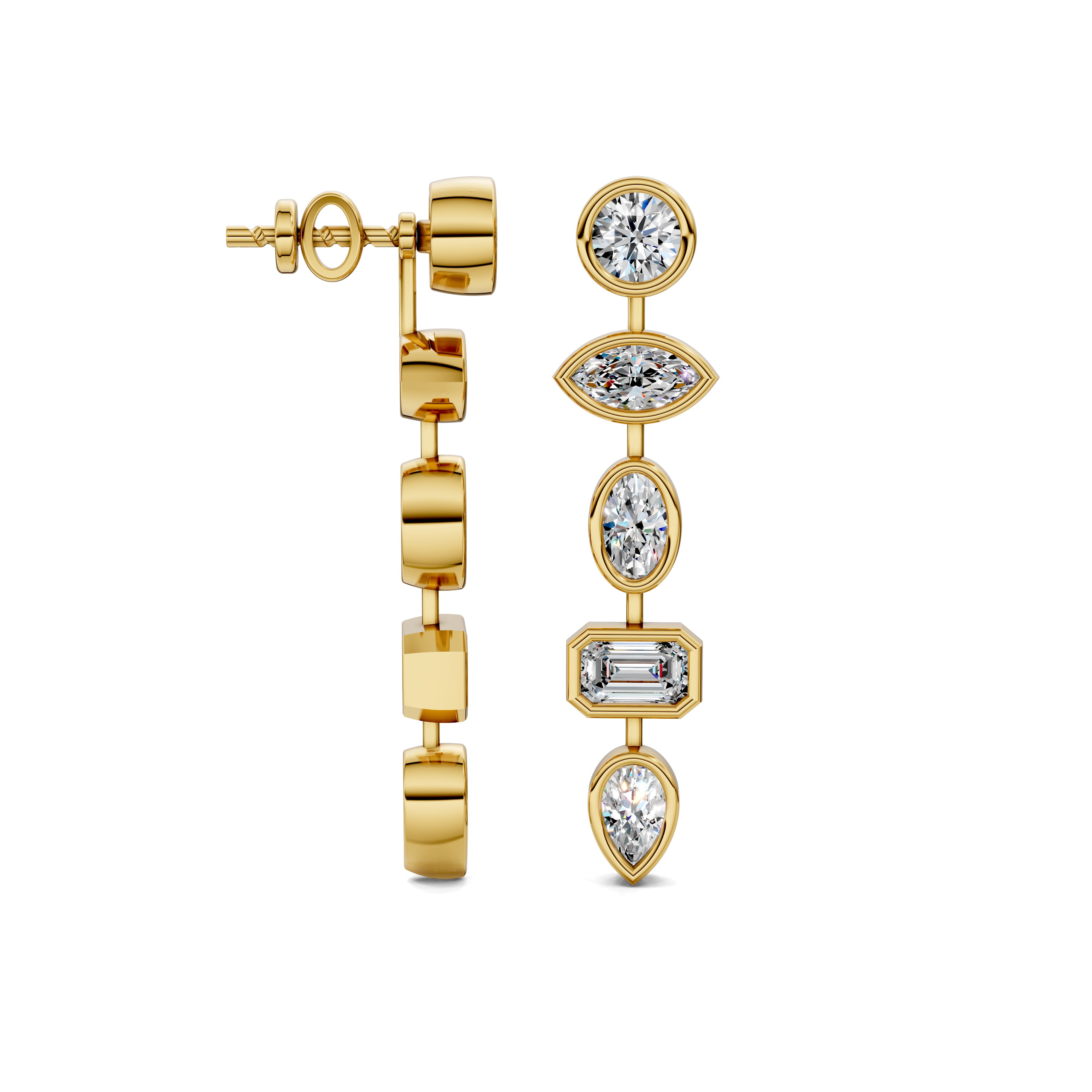 Viola Multi-Shape Diamond Jackets