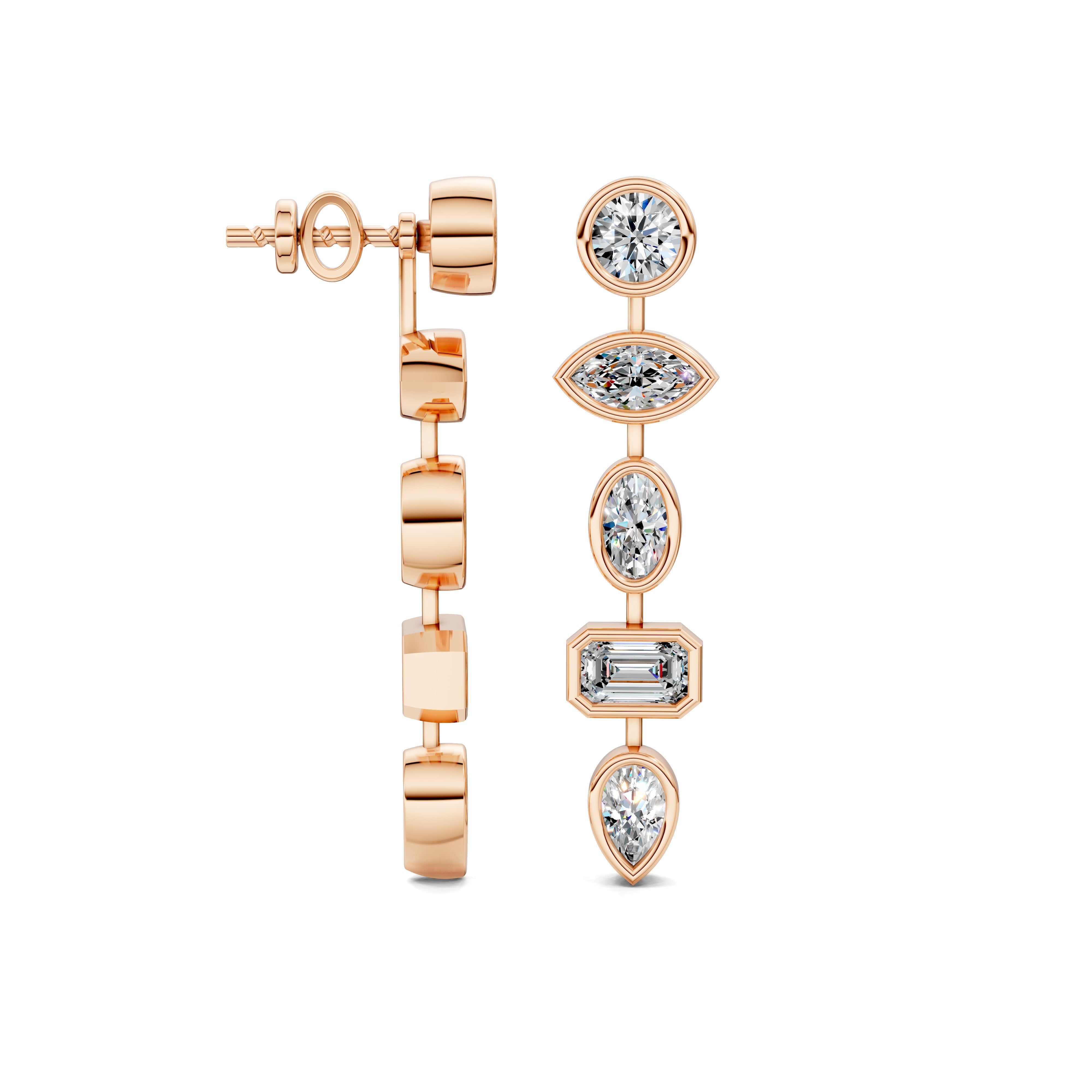 Viola Multi-Shape Diamond Jackets