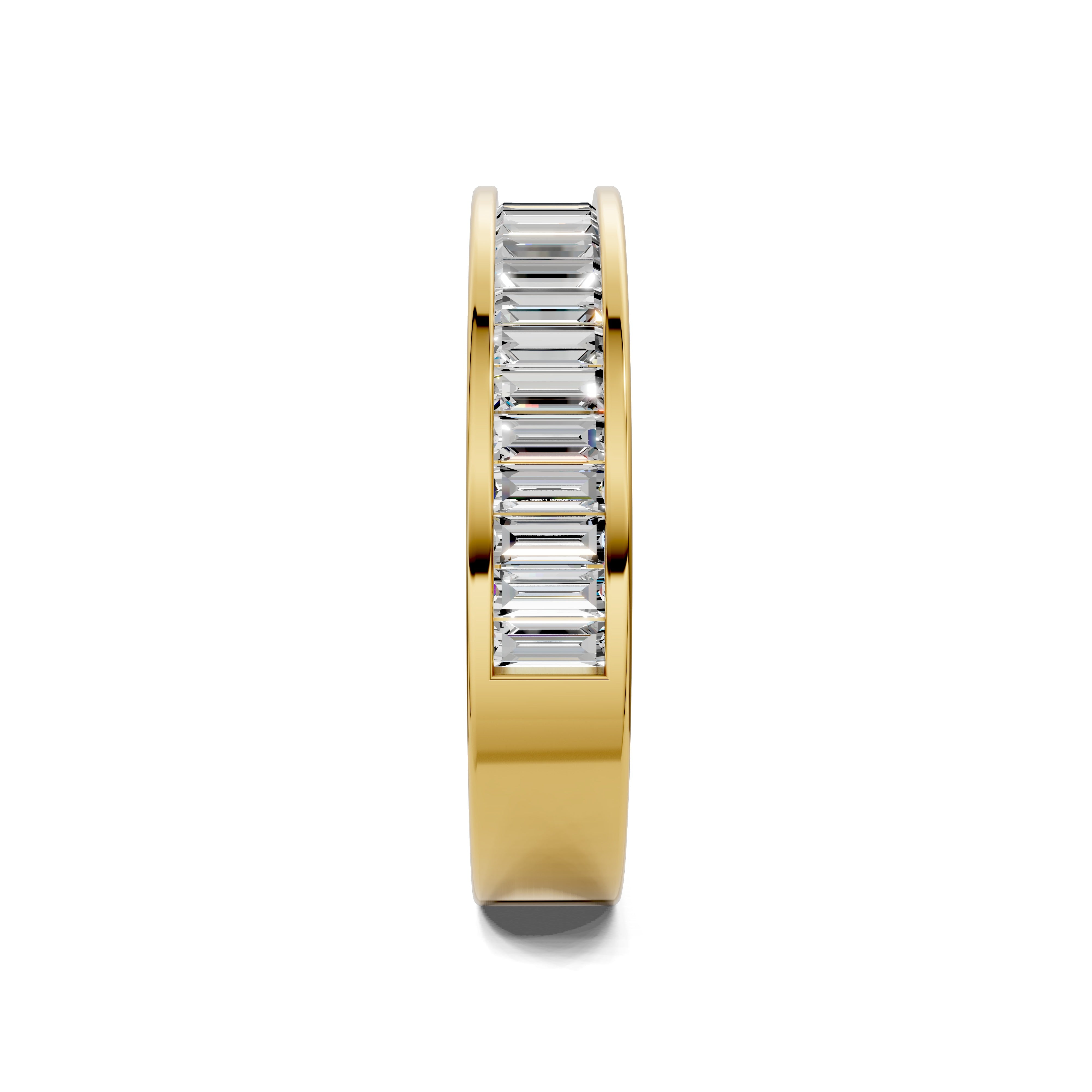Iris Channel-Set Baguette Band