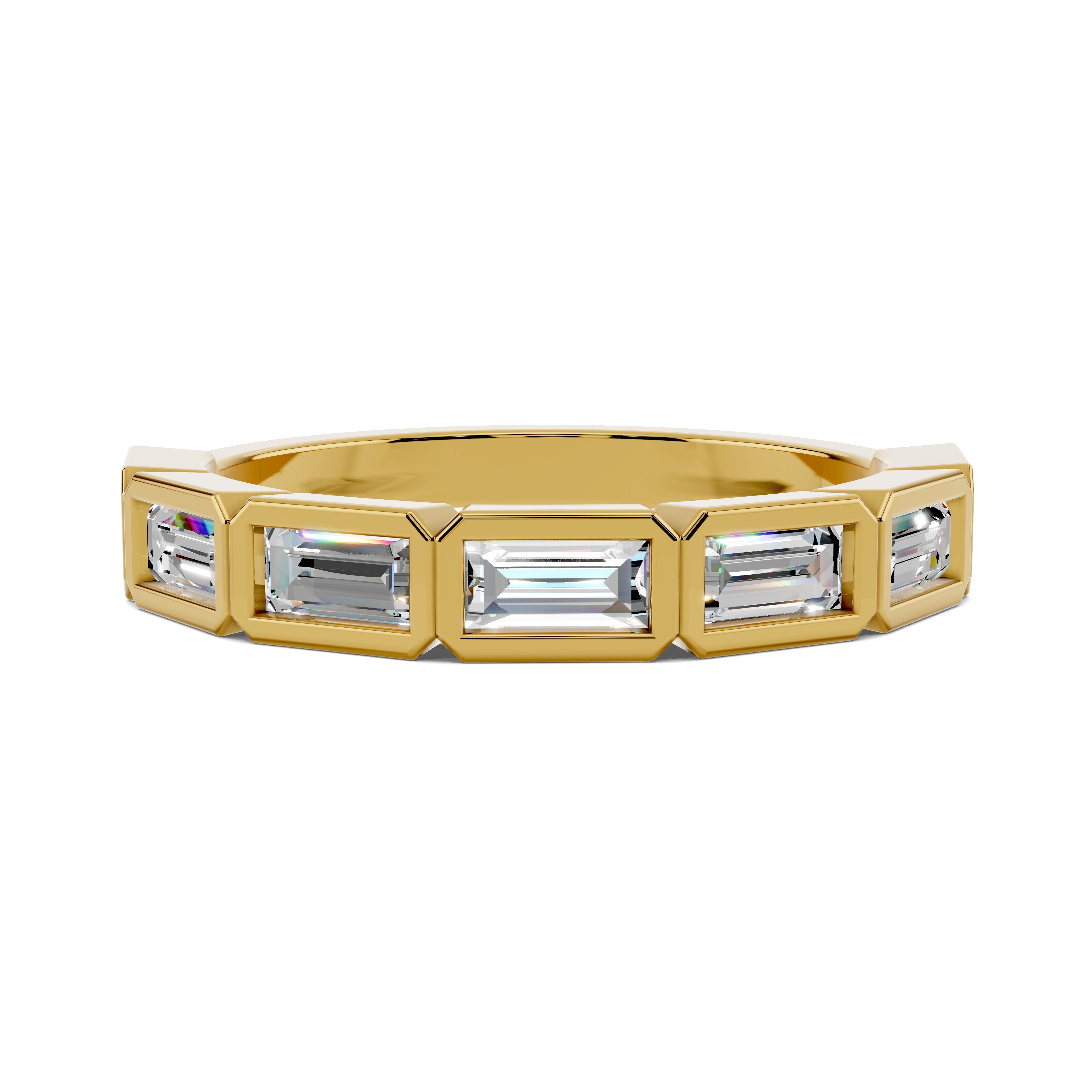 Aria Bezel Baguette Band