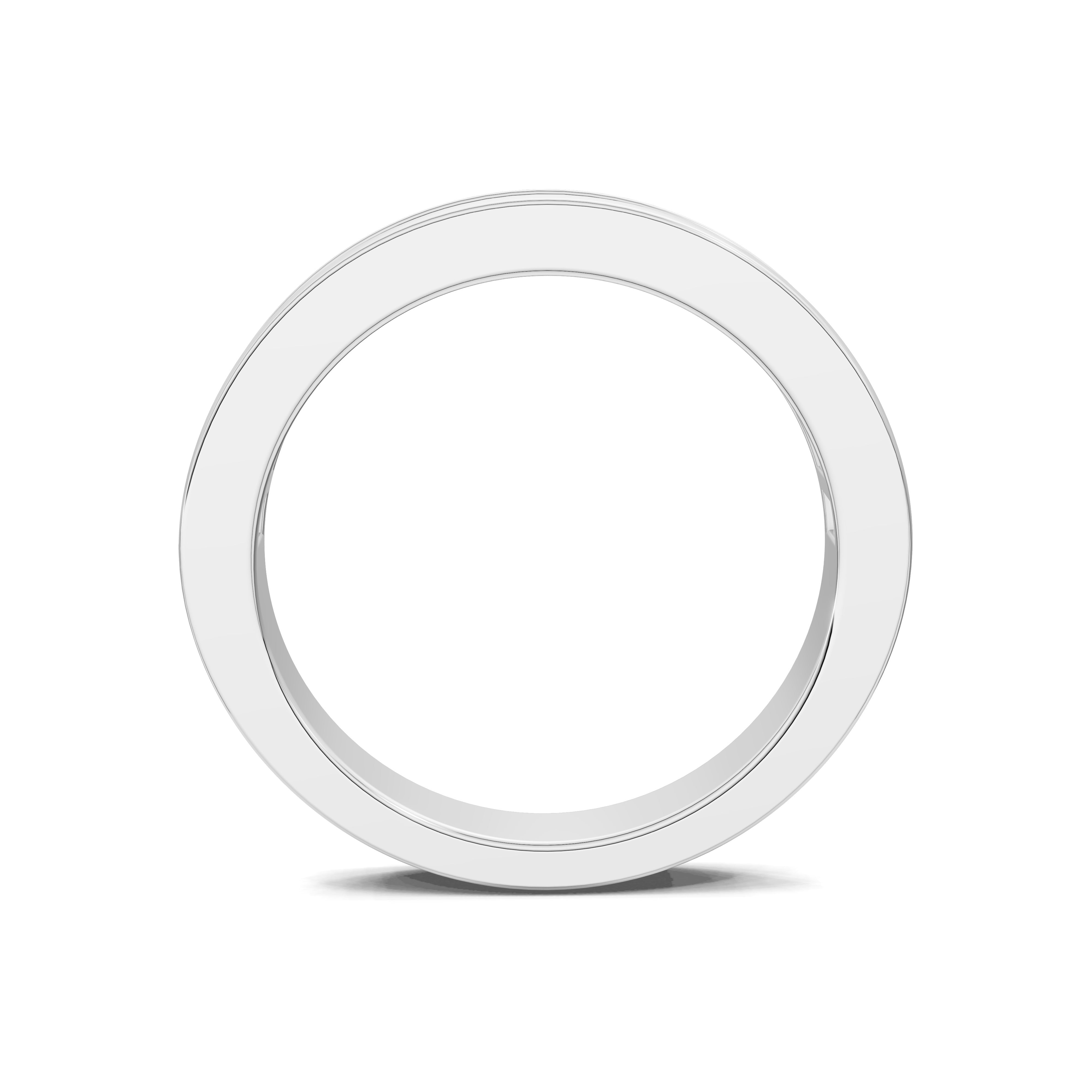 Nadia Channel-Set Princess Wedding Ring