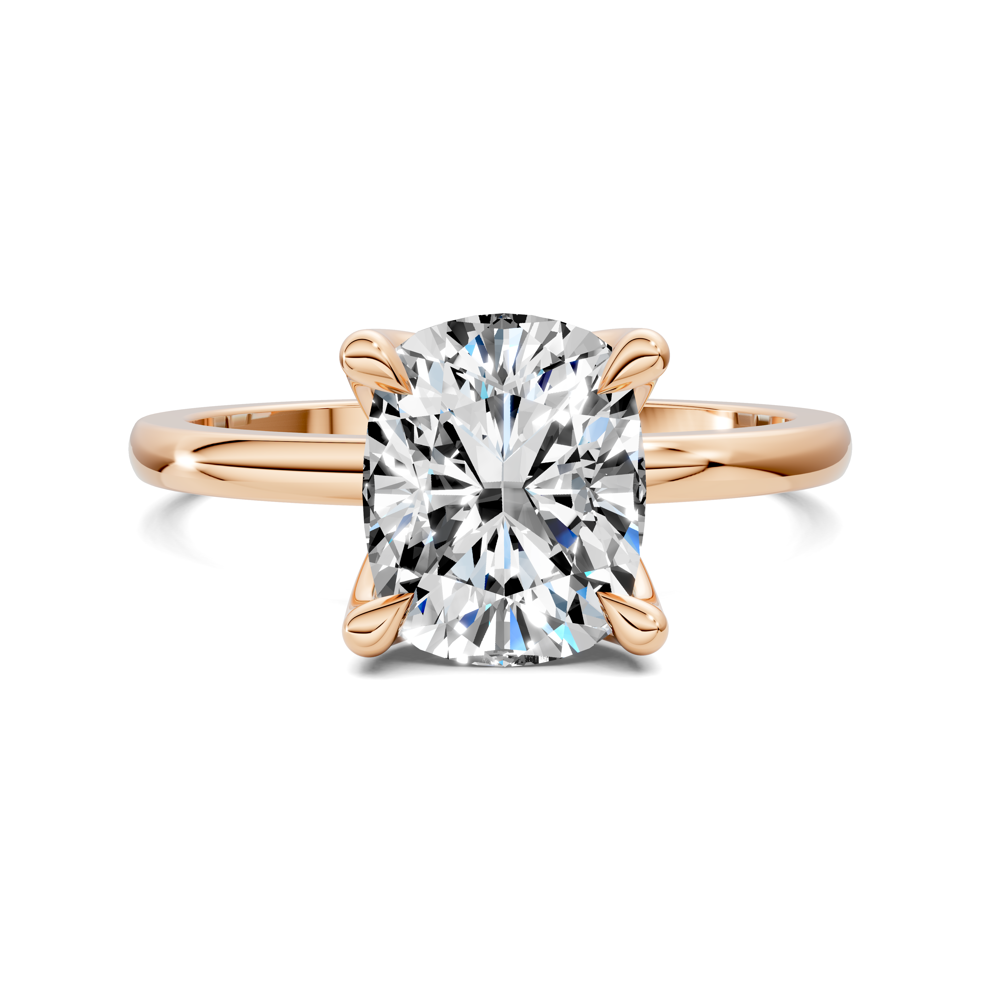 Aris Tulip Basket Solitaire Ring