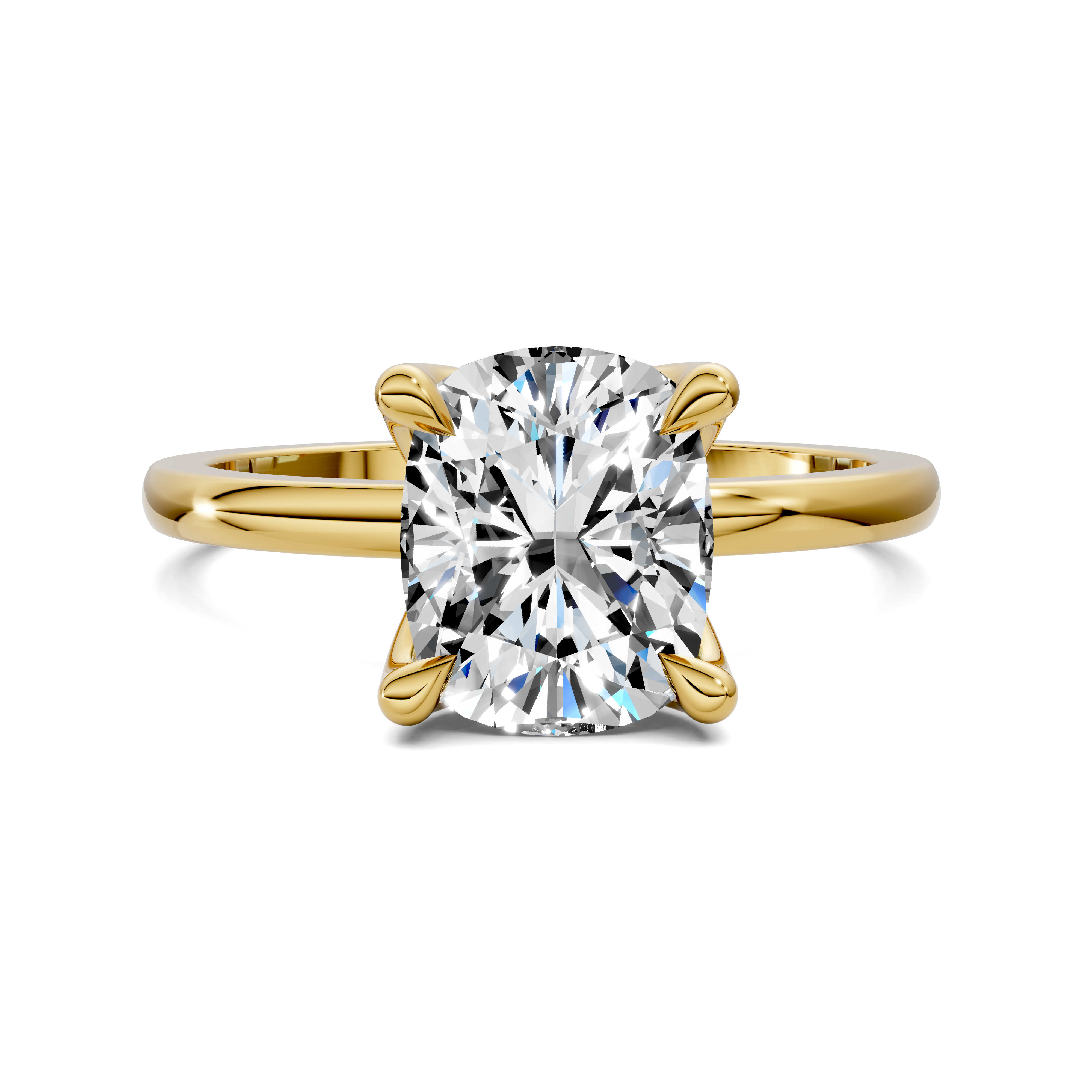 Aris Tulip Basket Solitaire Ring