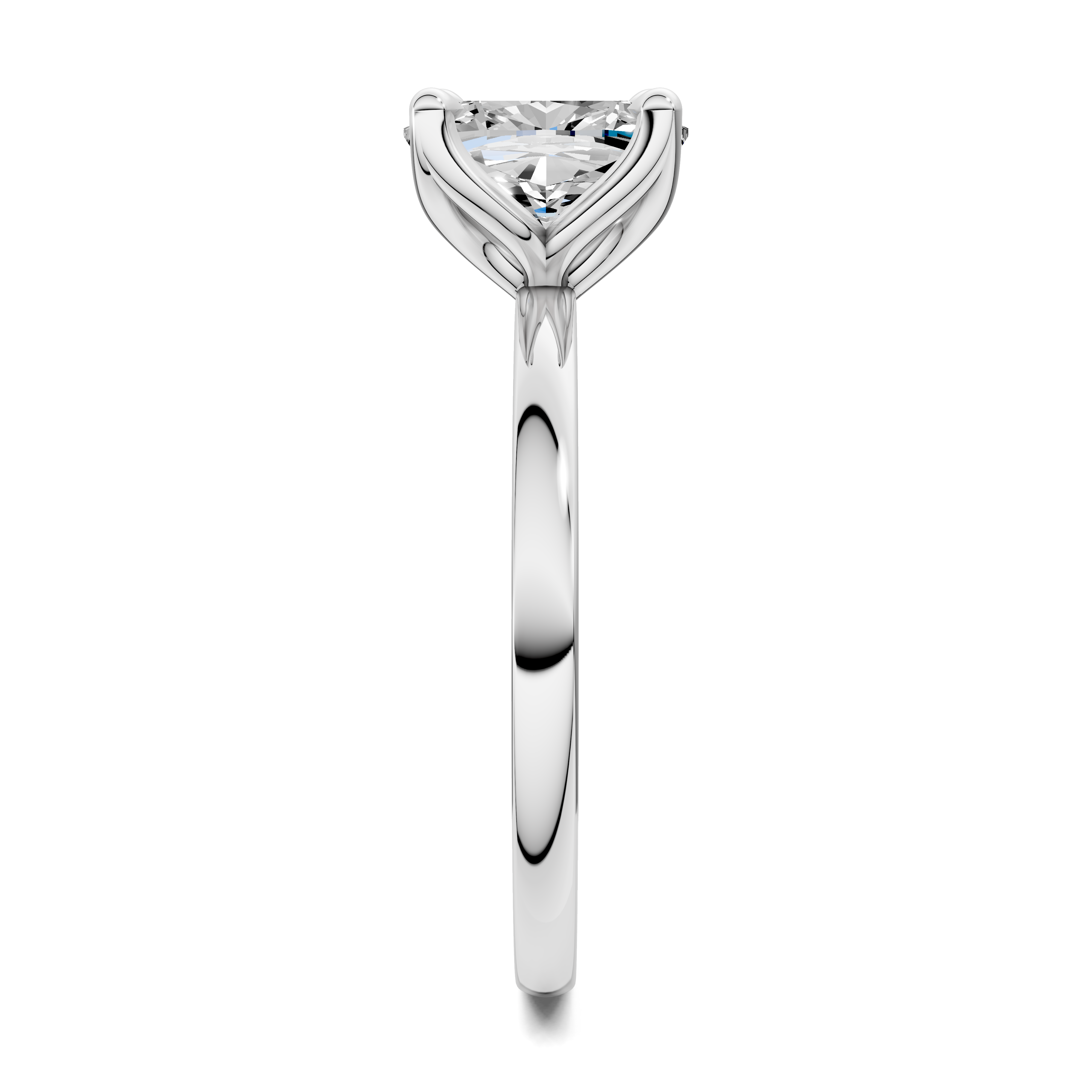 Aris Tulip Basket Solitaire Ring