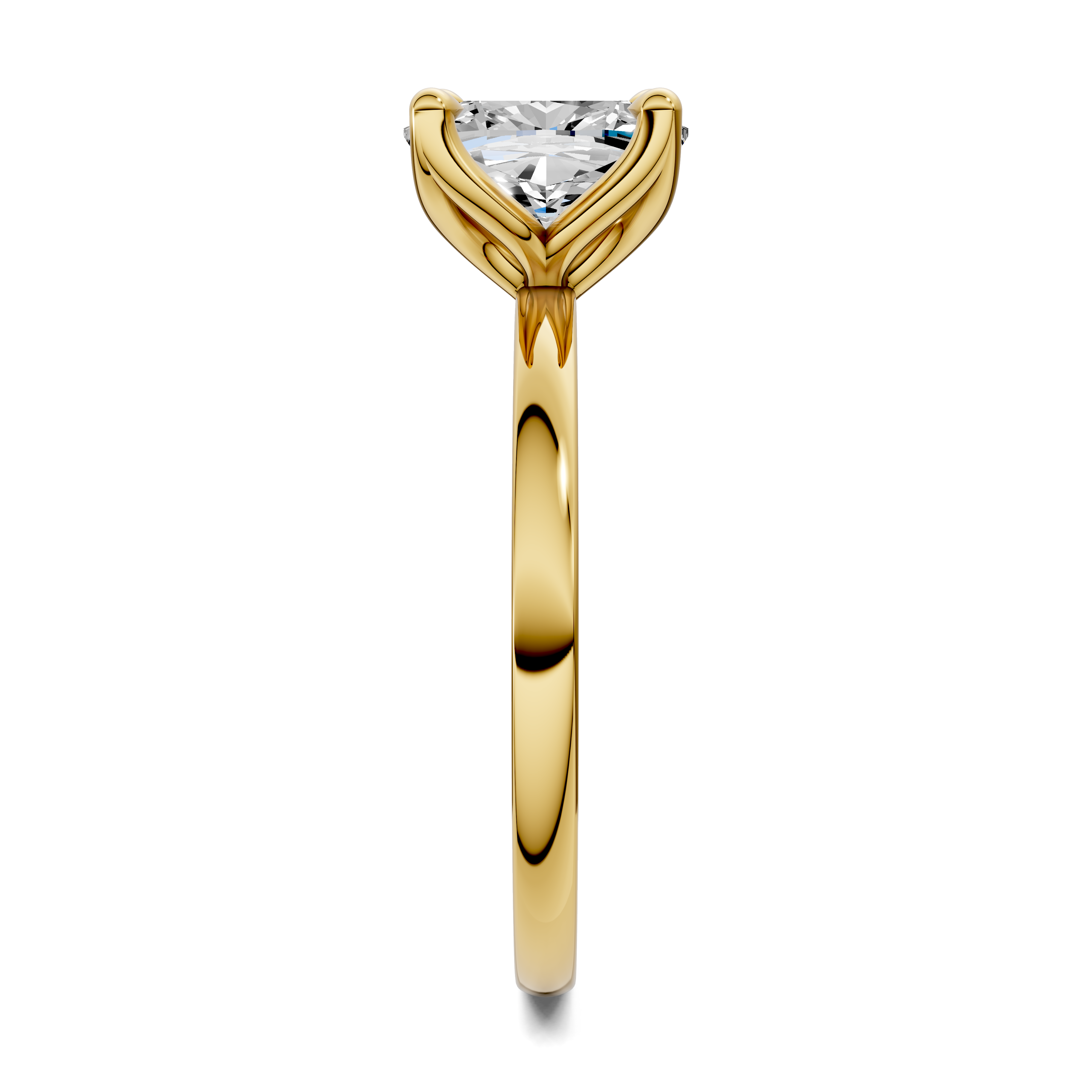 Aris Tulip Basket Solitaire Ring
