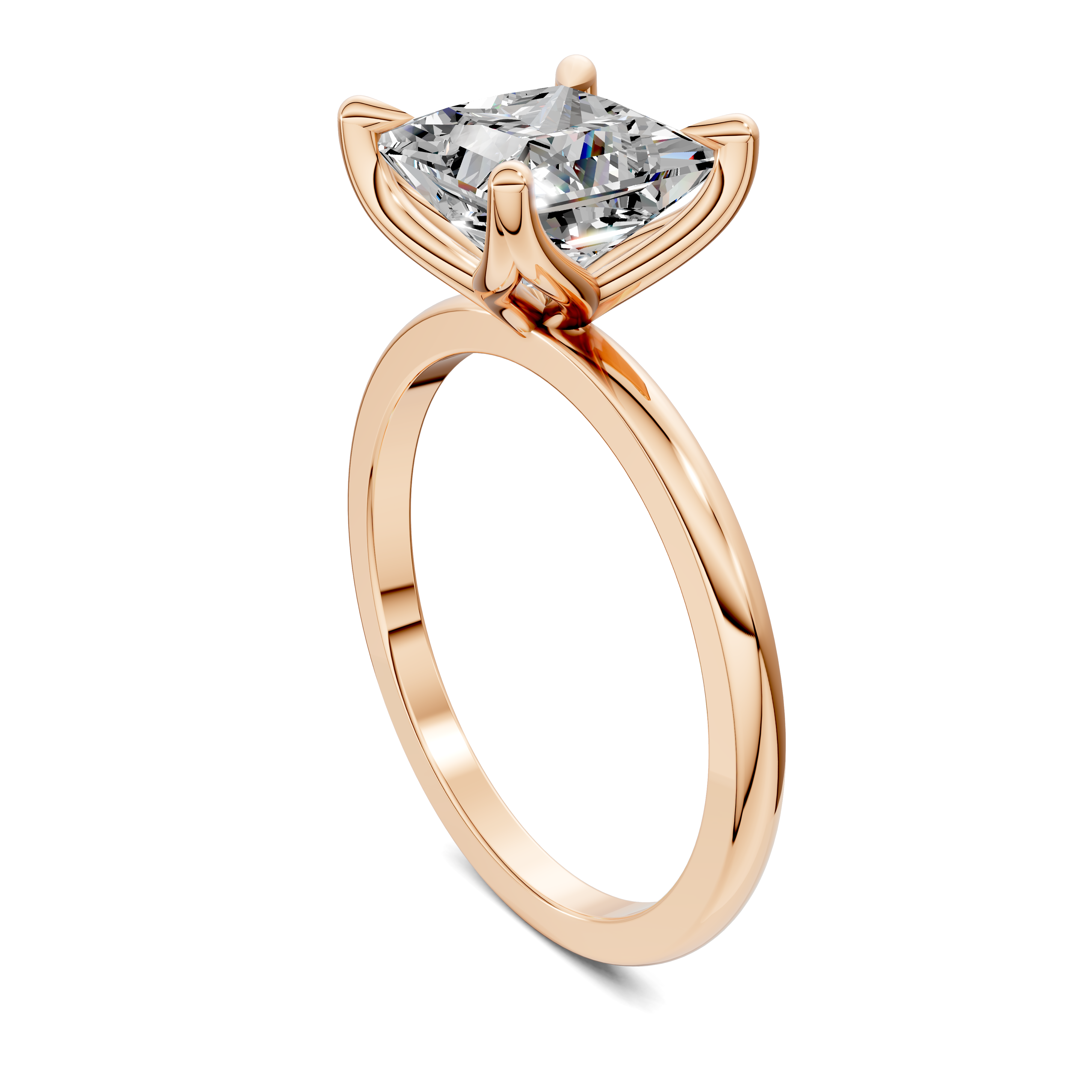 Aris Tulip Basket Solitaire Ring