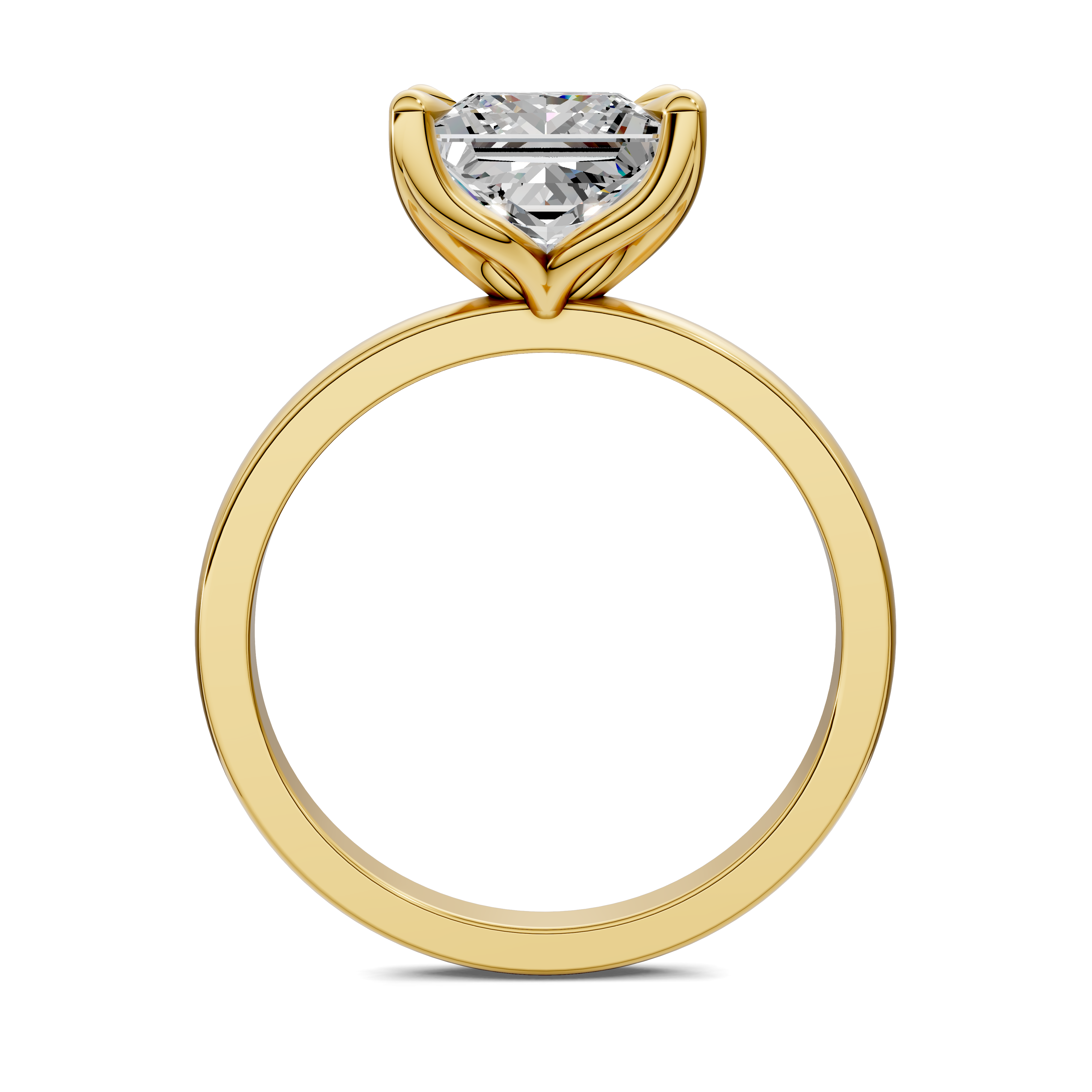 Aris Tulip Basket Solitaire Ring