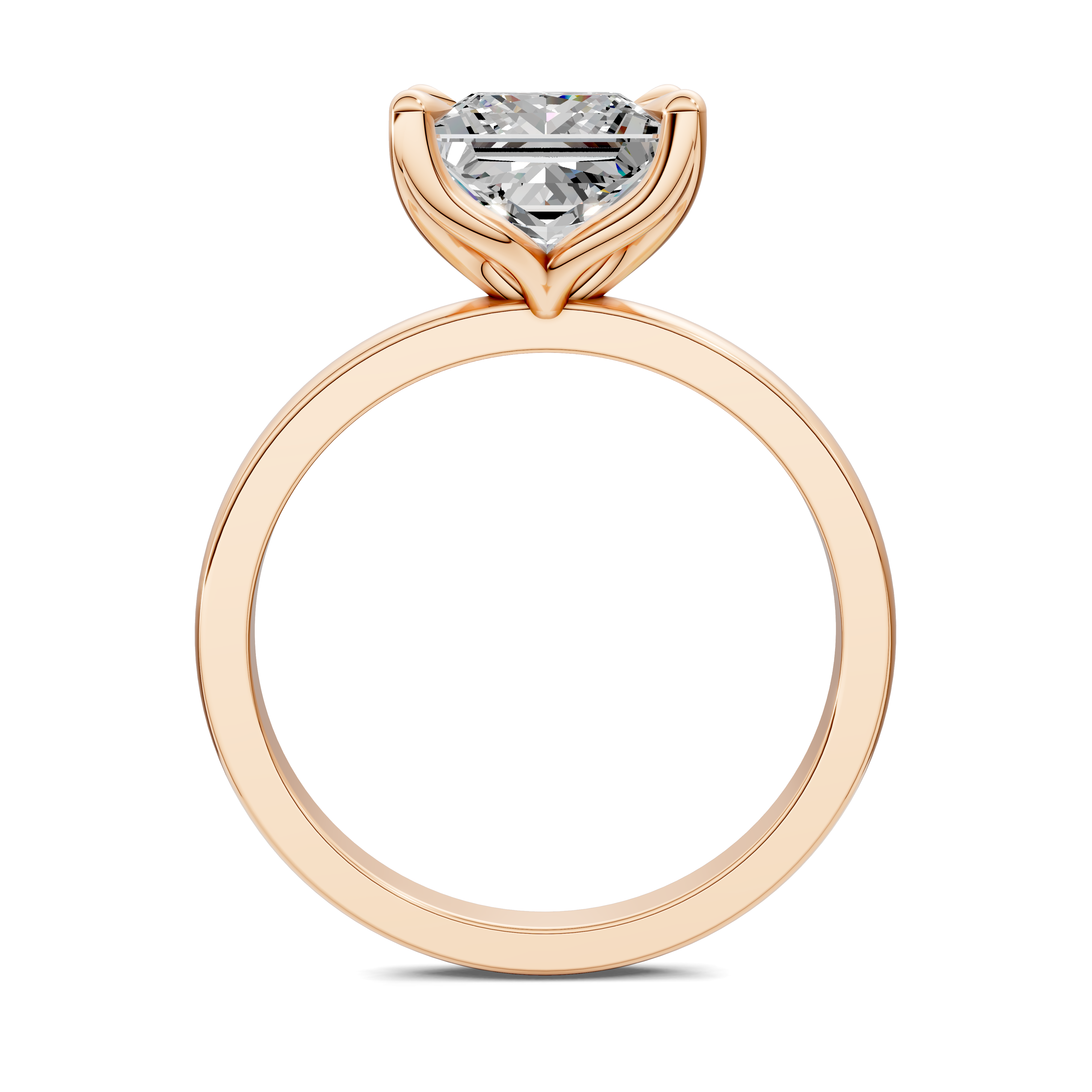Aris Tulip Basket Solitaire Ring