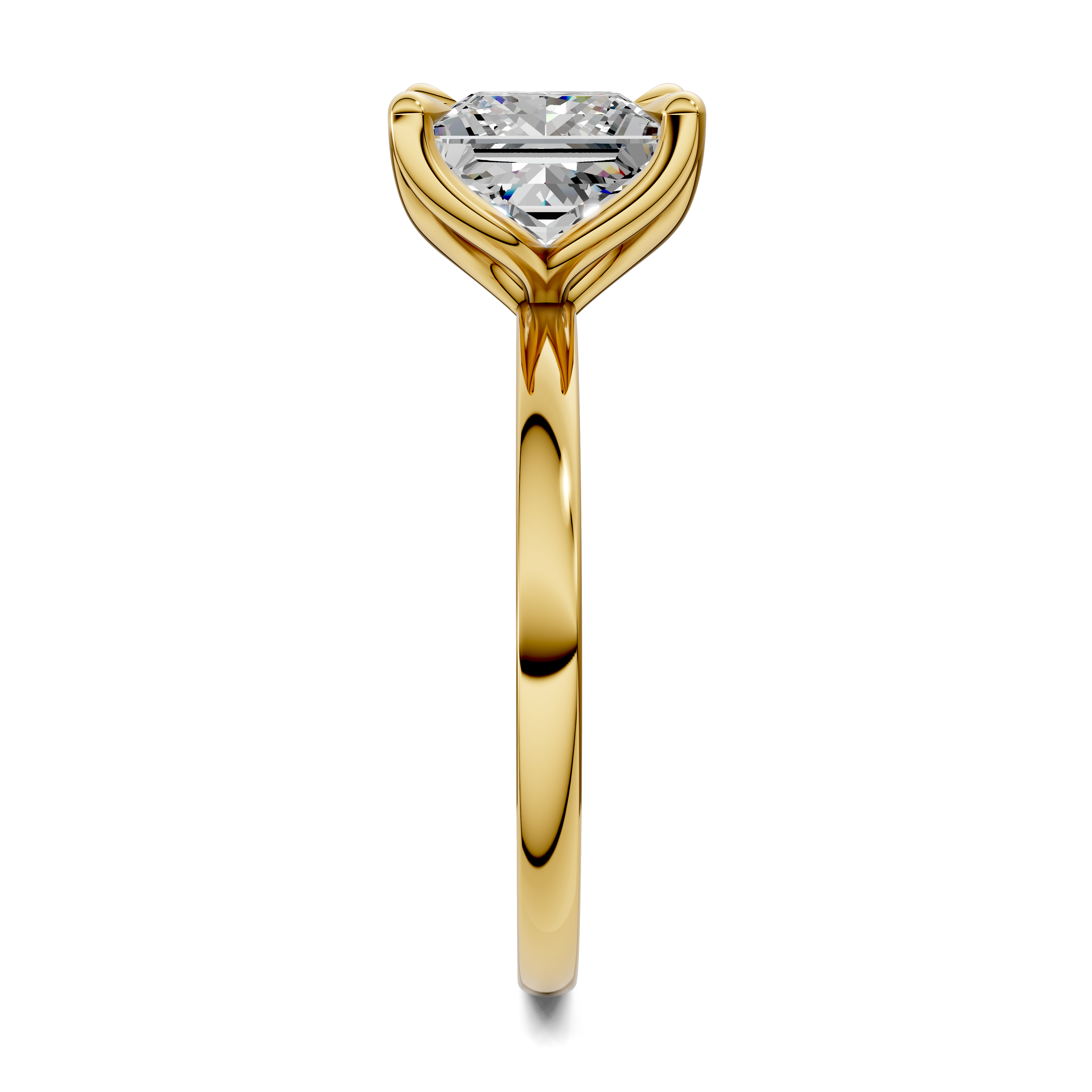 Aris Tulip Basket Solitaire Ring