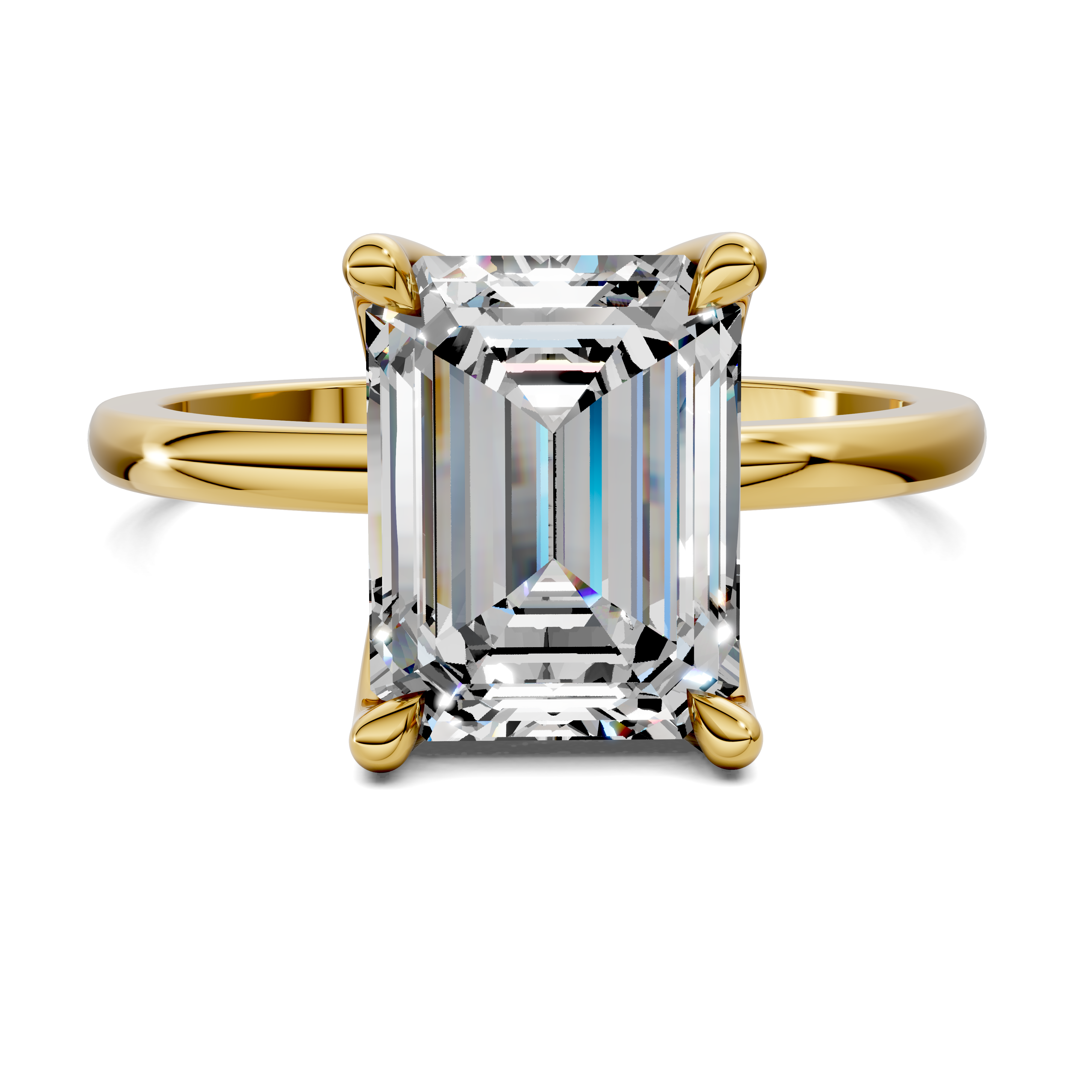 Aris Tulip Basket Solitaire Ring