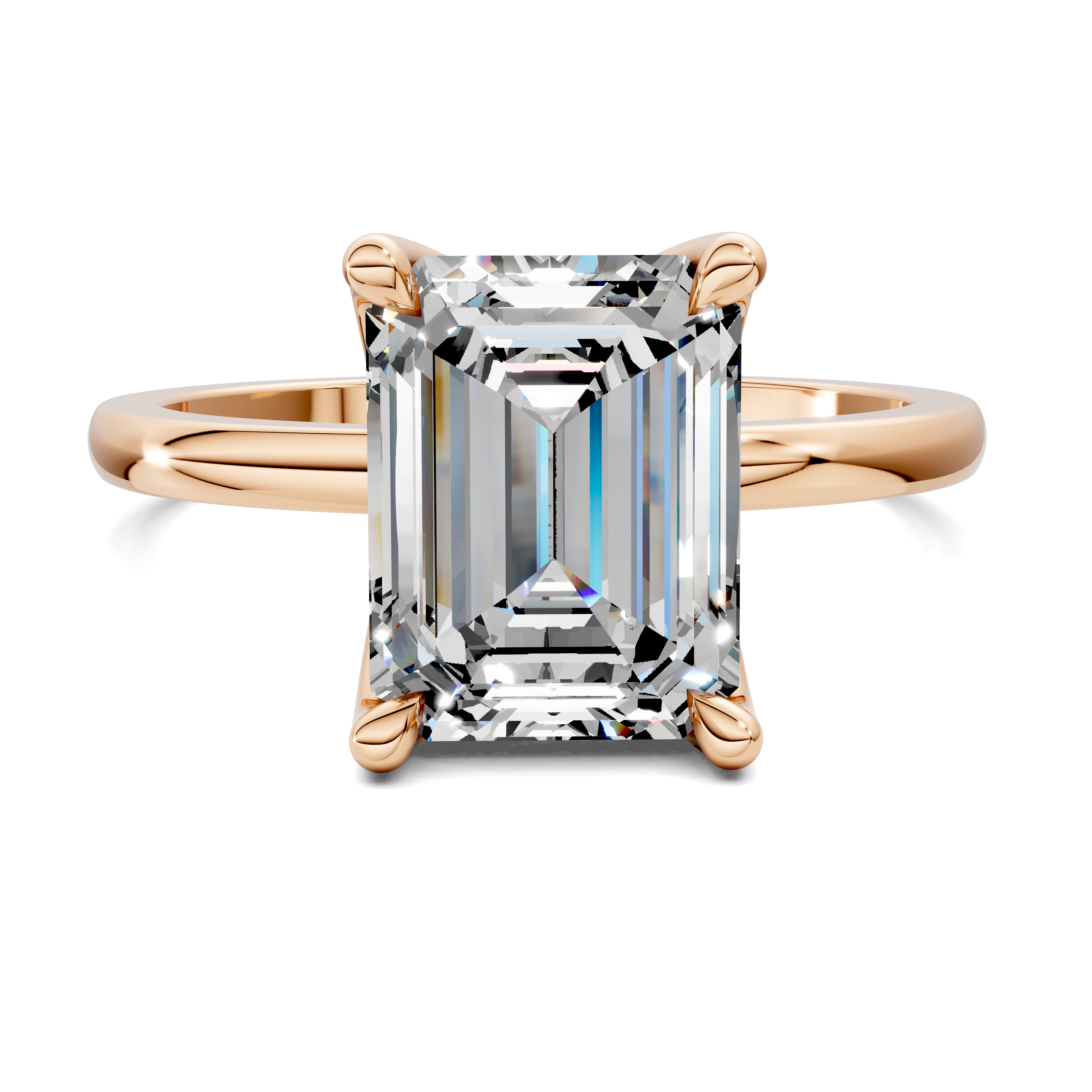 Aris Tulip Basket Solitaire Ring
