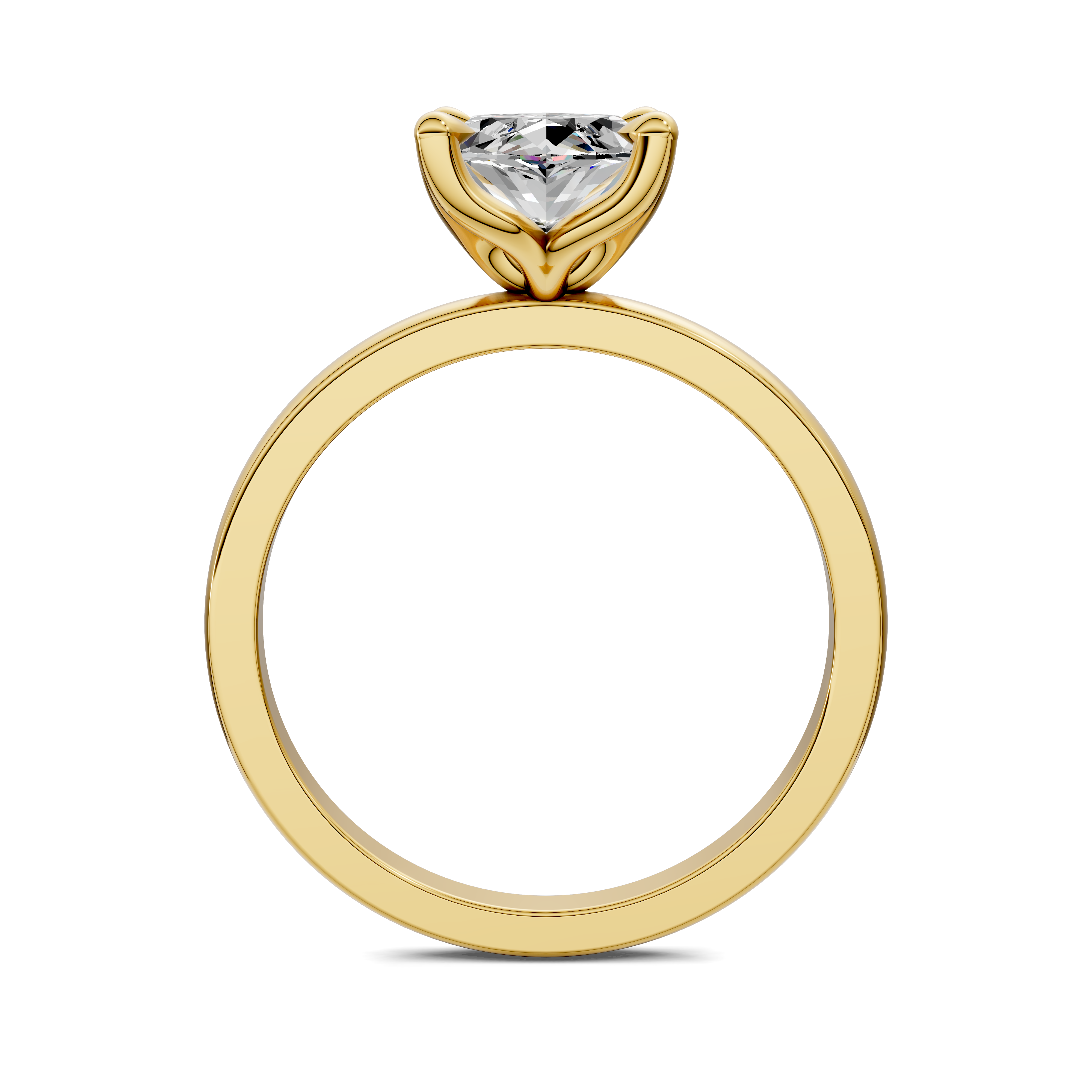 Aris Tulip Basket Solitaire Ring
