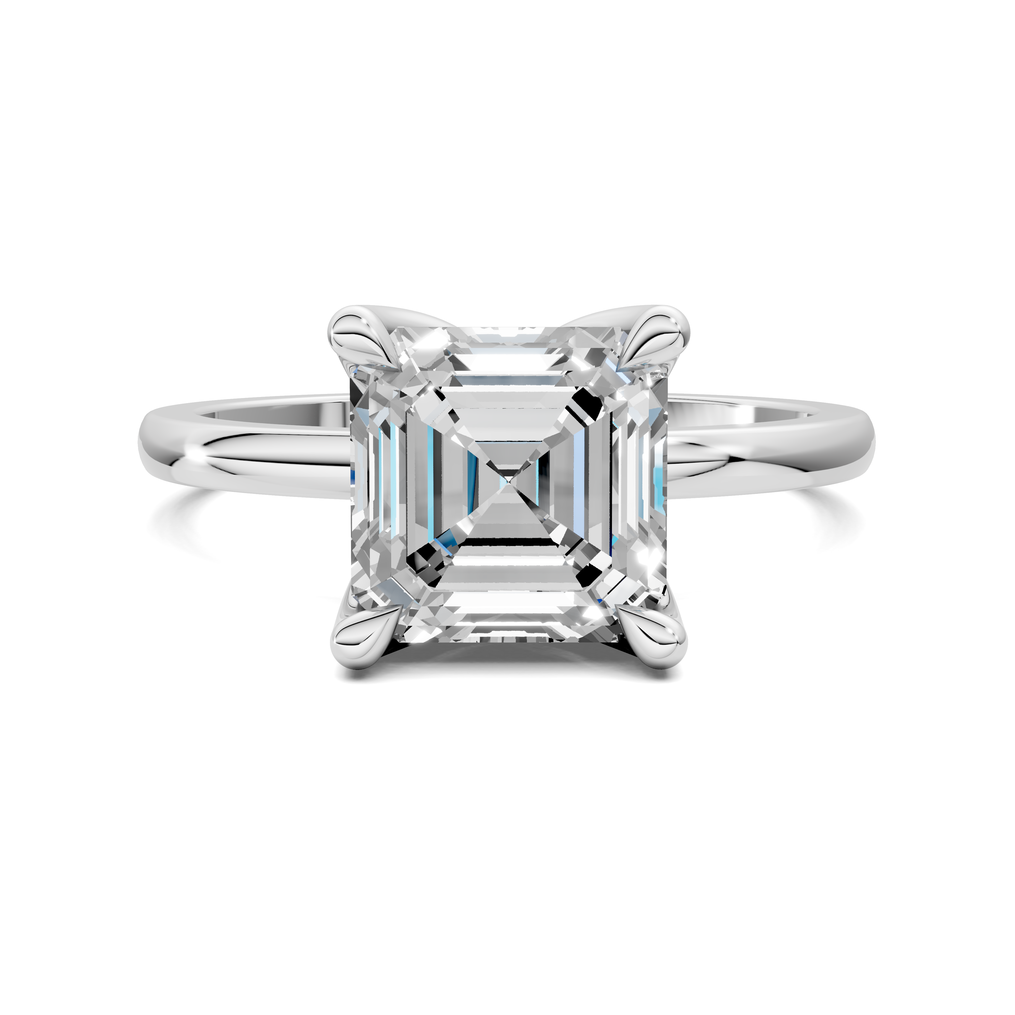 Aris Tulip Basket Solitaire Ring