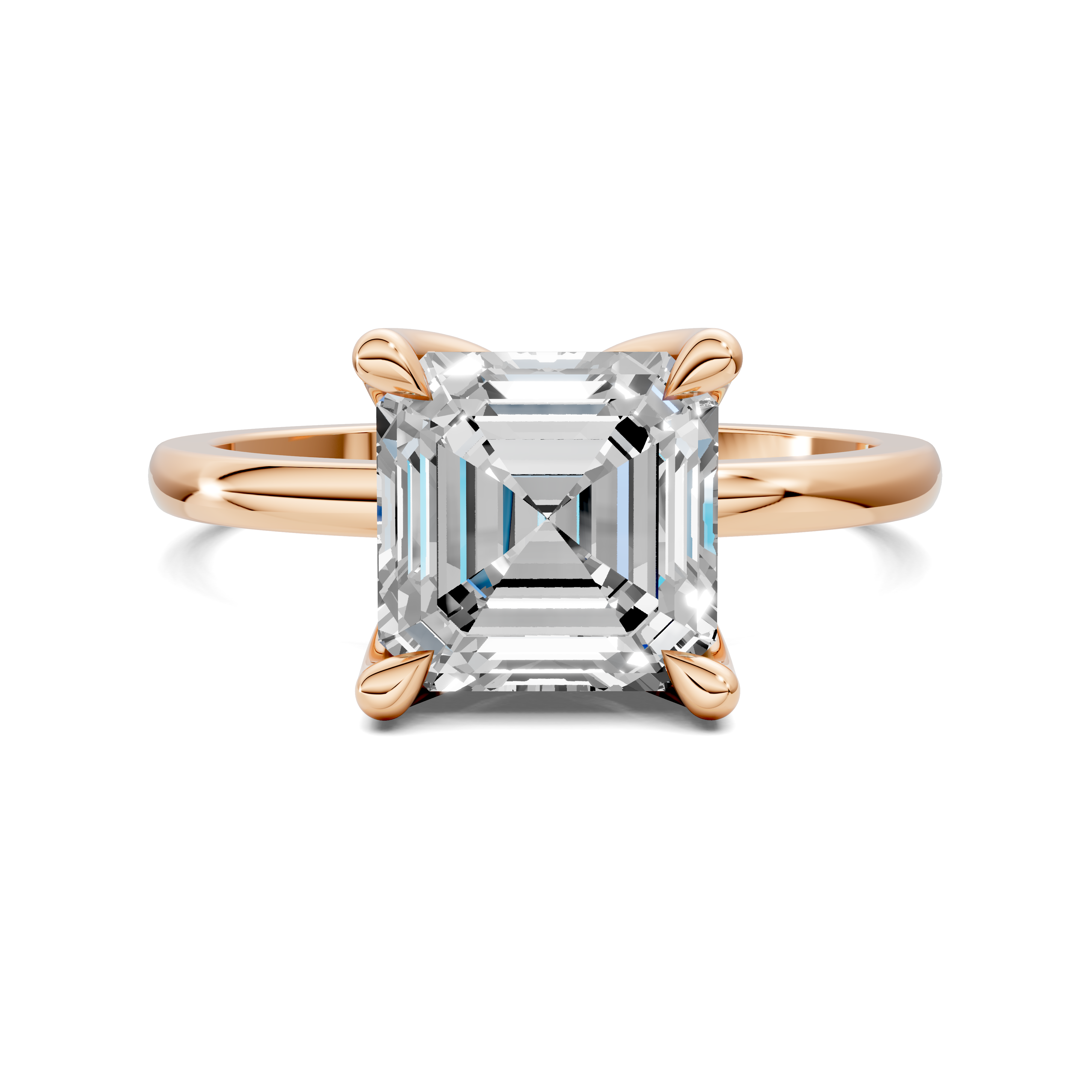 Aris Tulip Basket Solitaire Ring