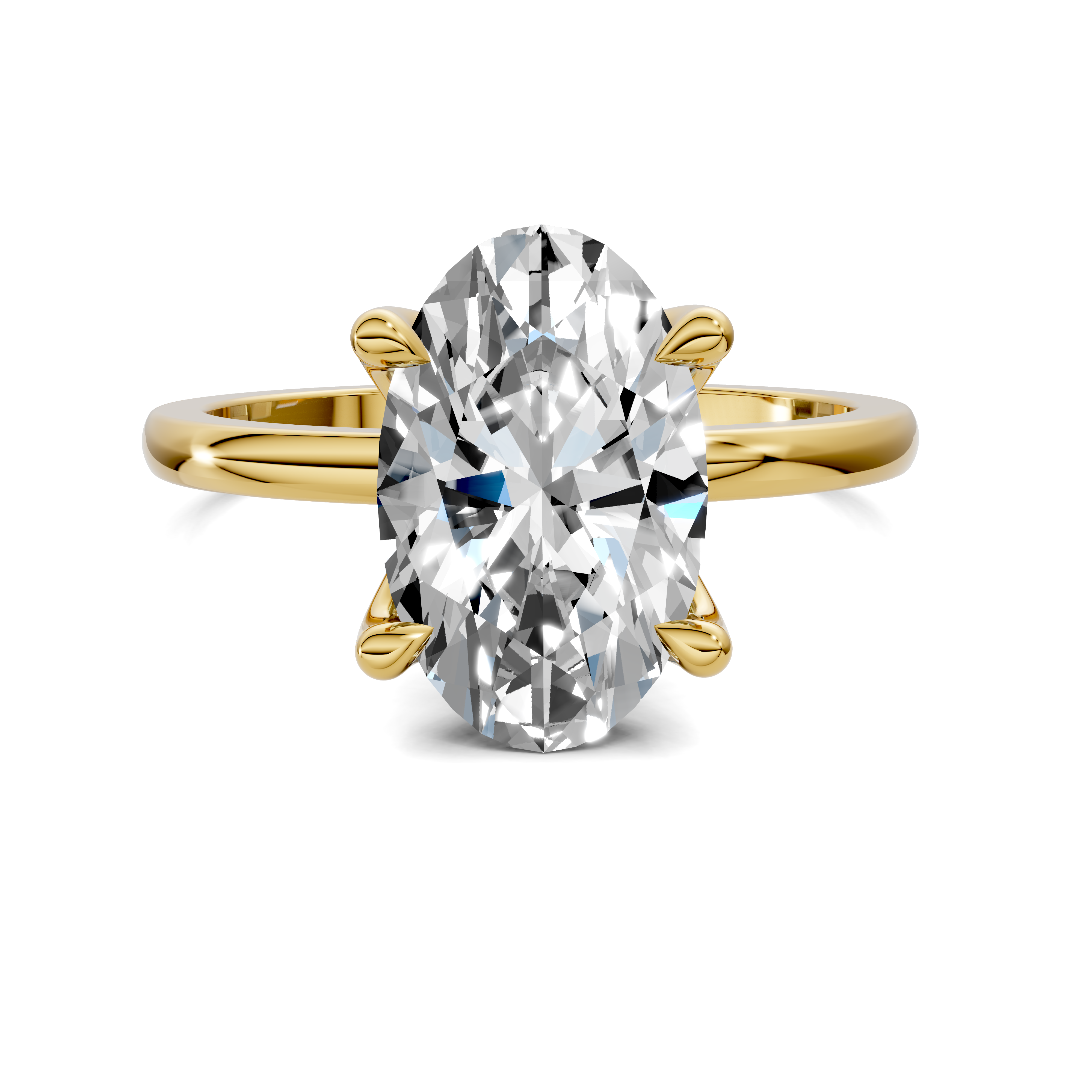 Aris Tulip Basket Solitaire Ring