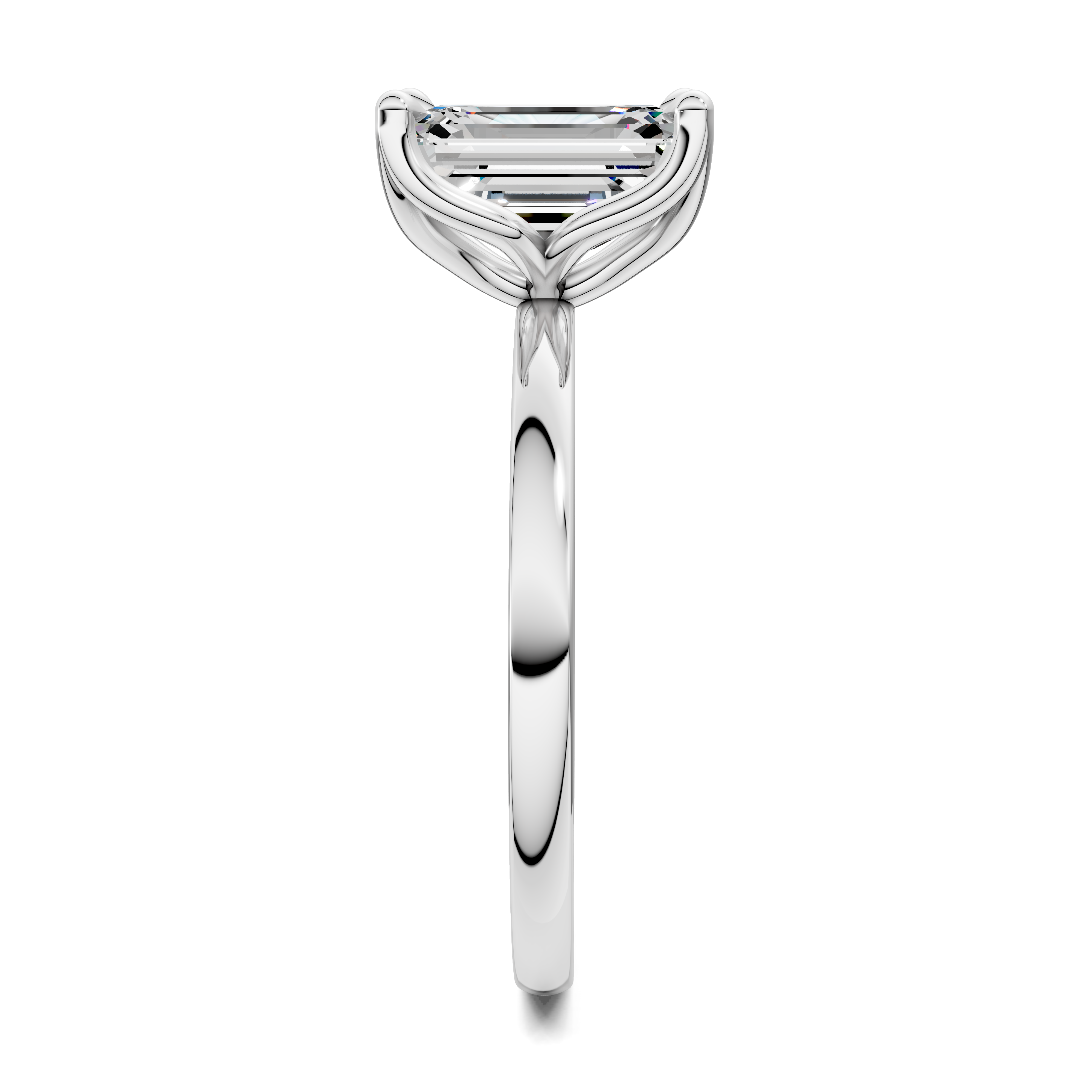 Aris Tulip Basket Solitaire Ring