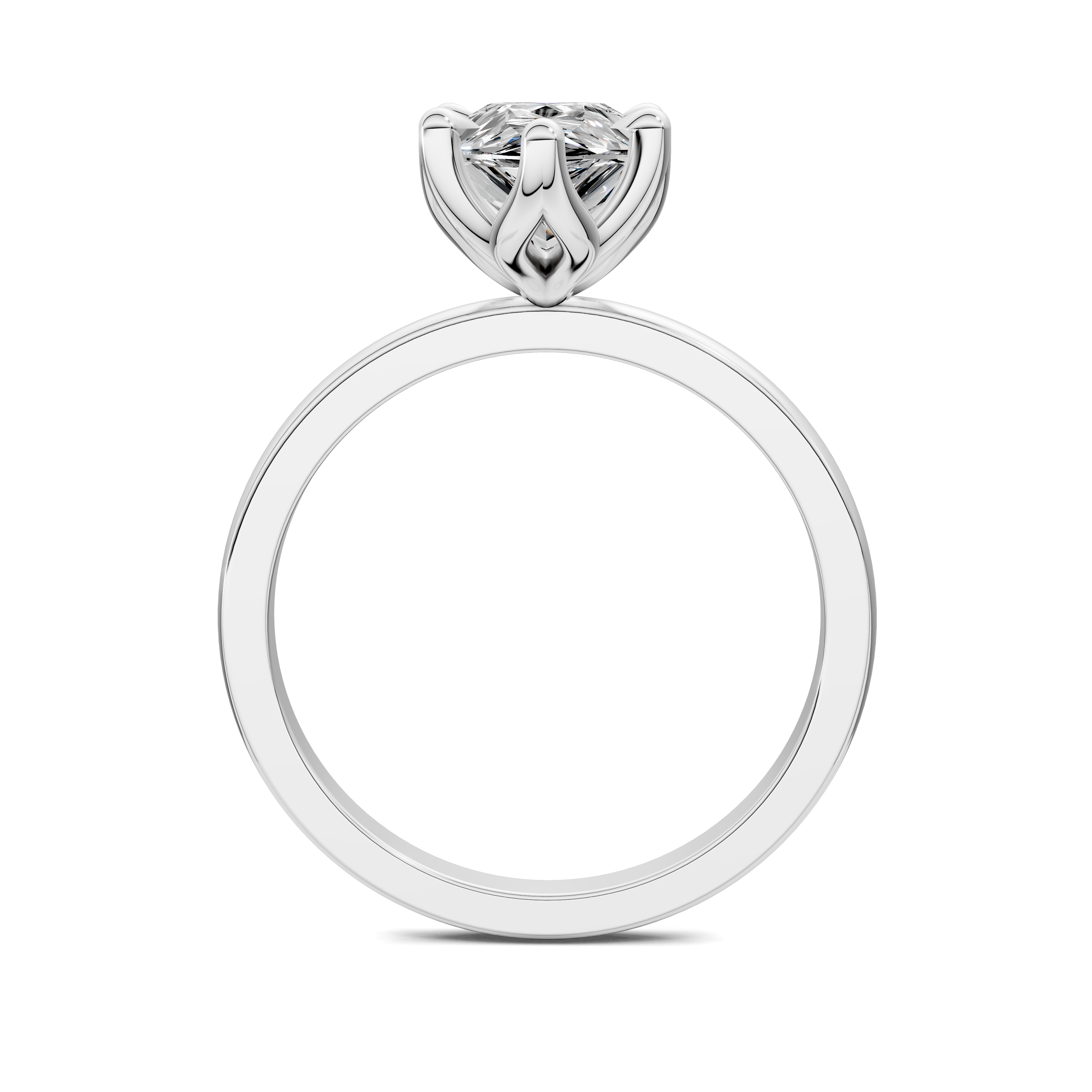Aris Tulip Basket Solitaire Ring