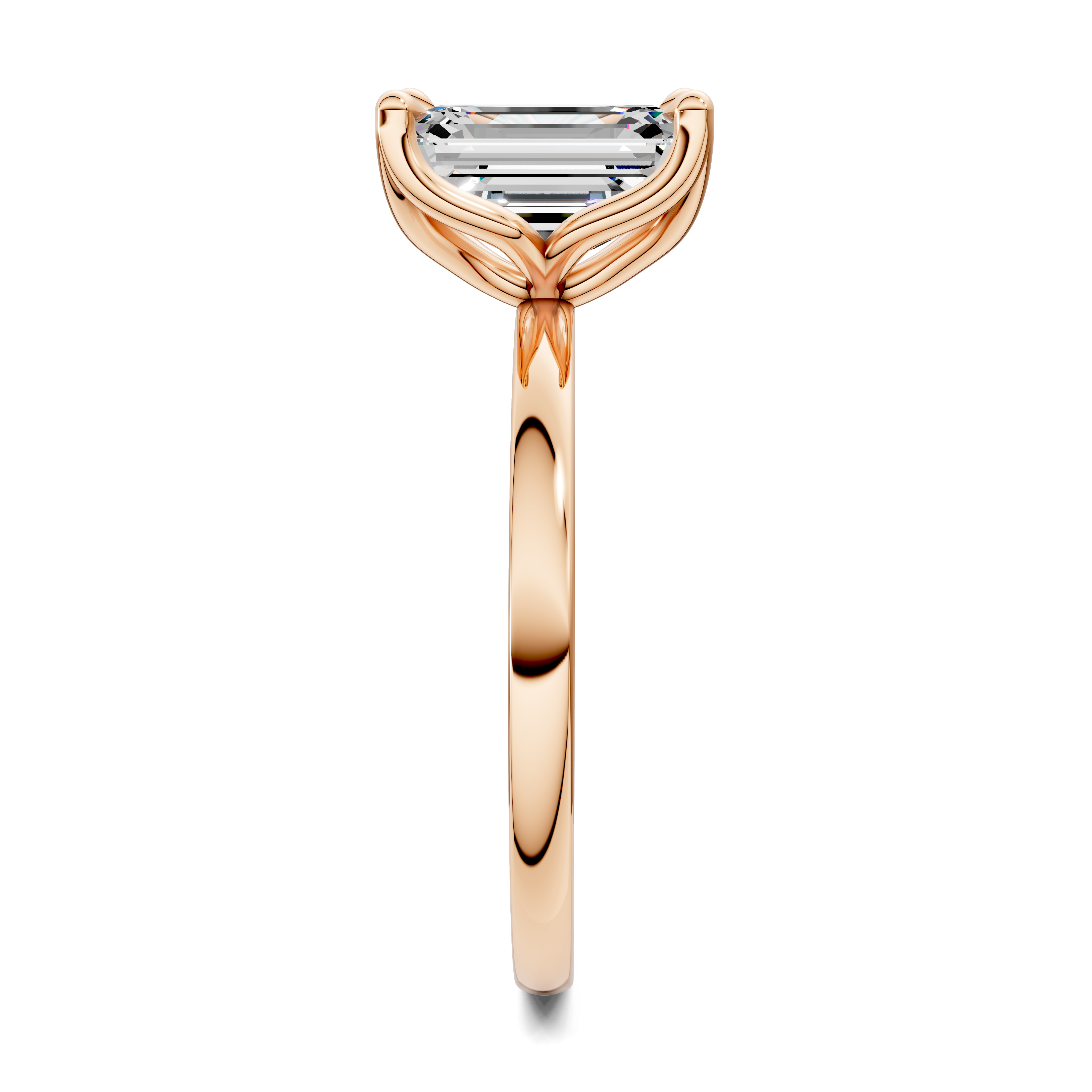 Aris Tulip Basket Solitaire Ring