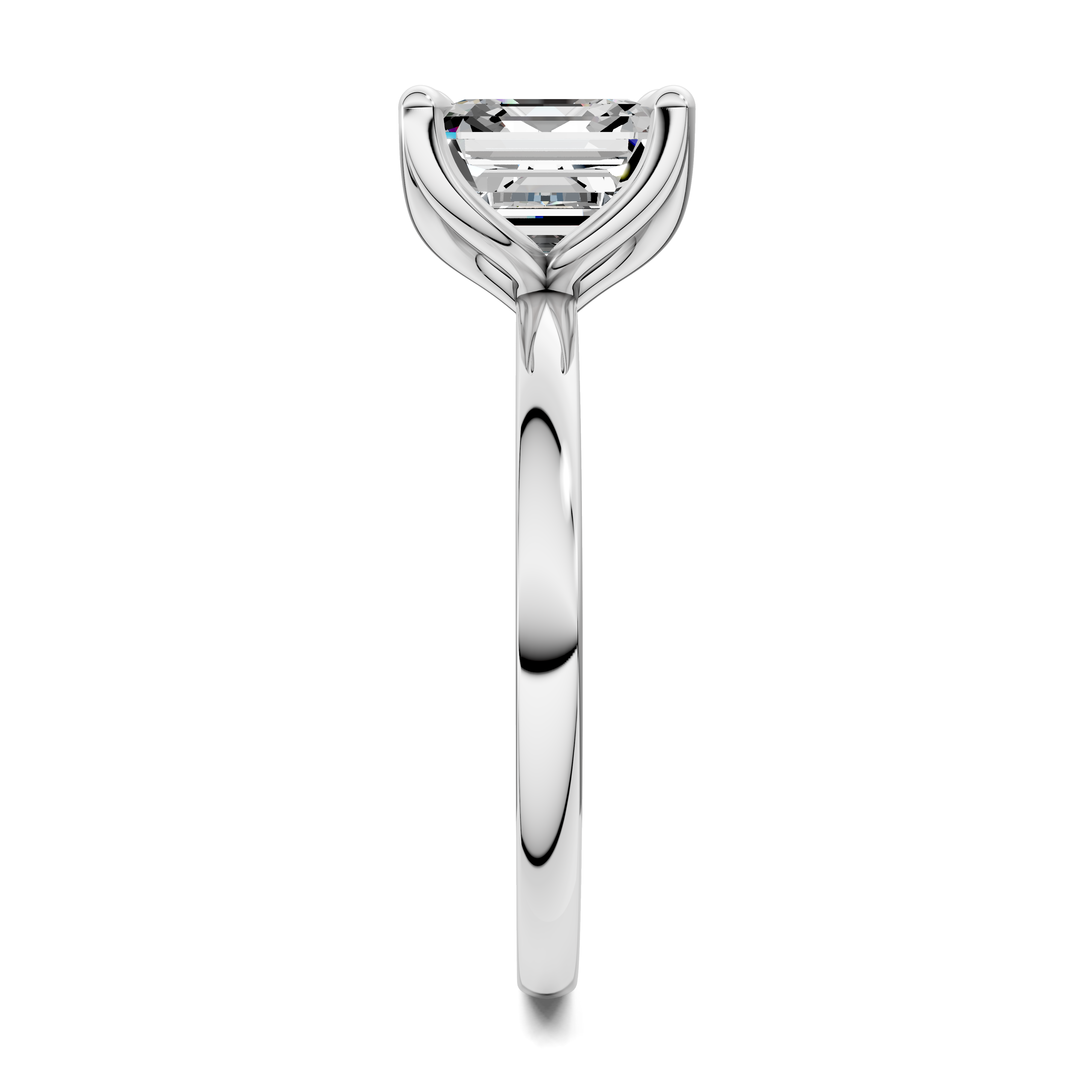 Aris Tulip Basket Solitaire Ring