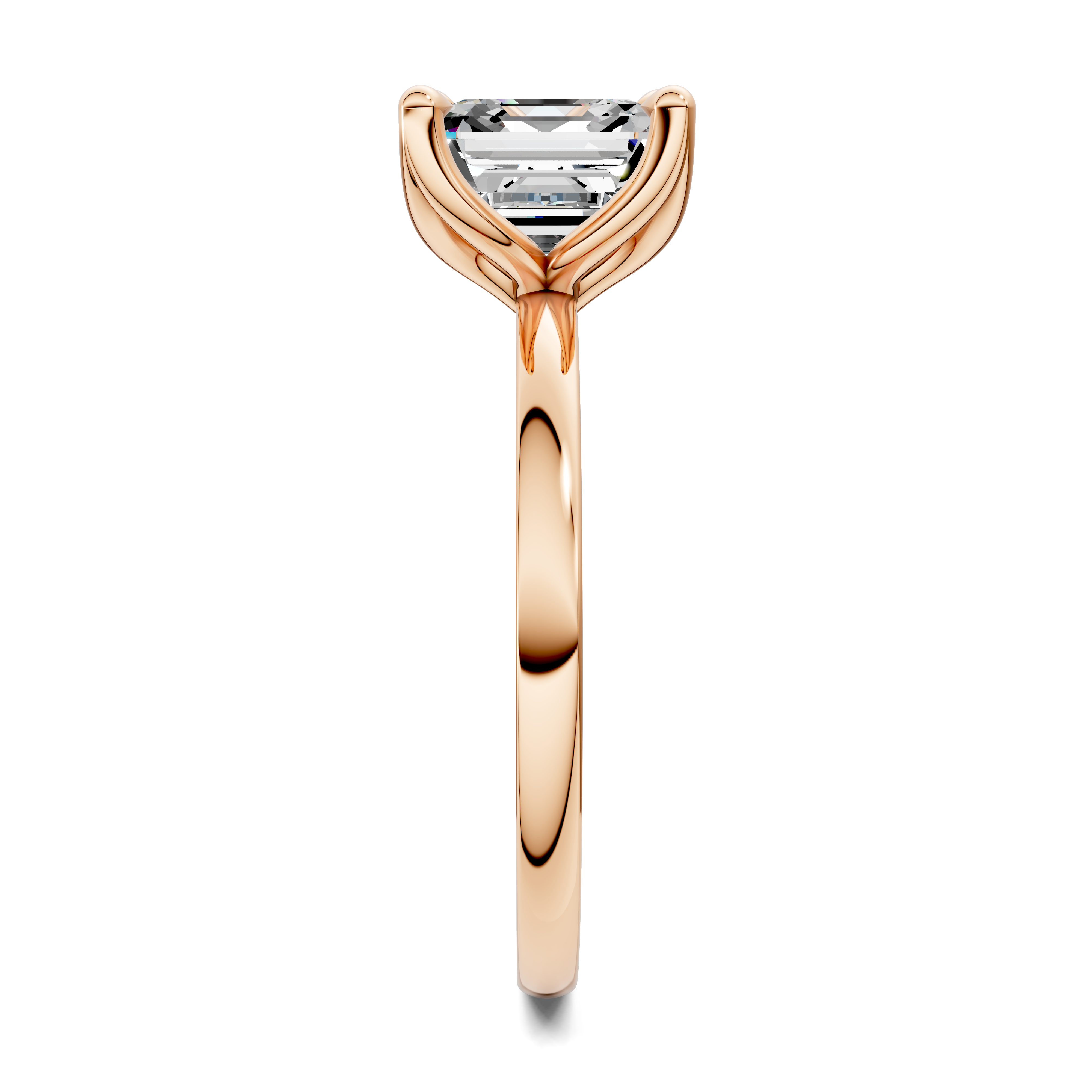 Aris Tulip Basket Solitaire Ring