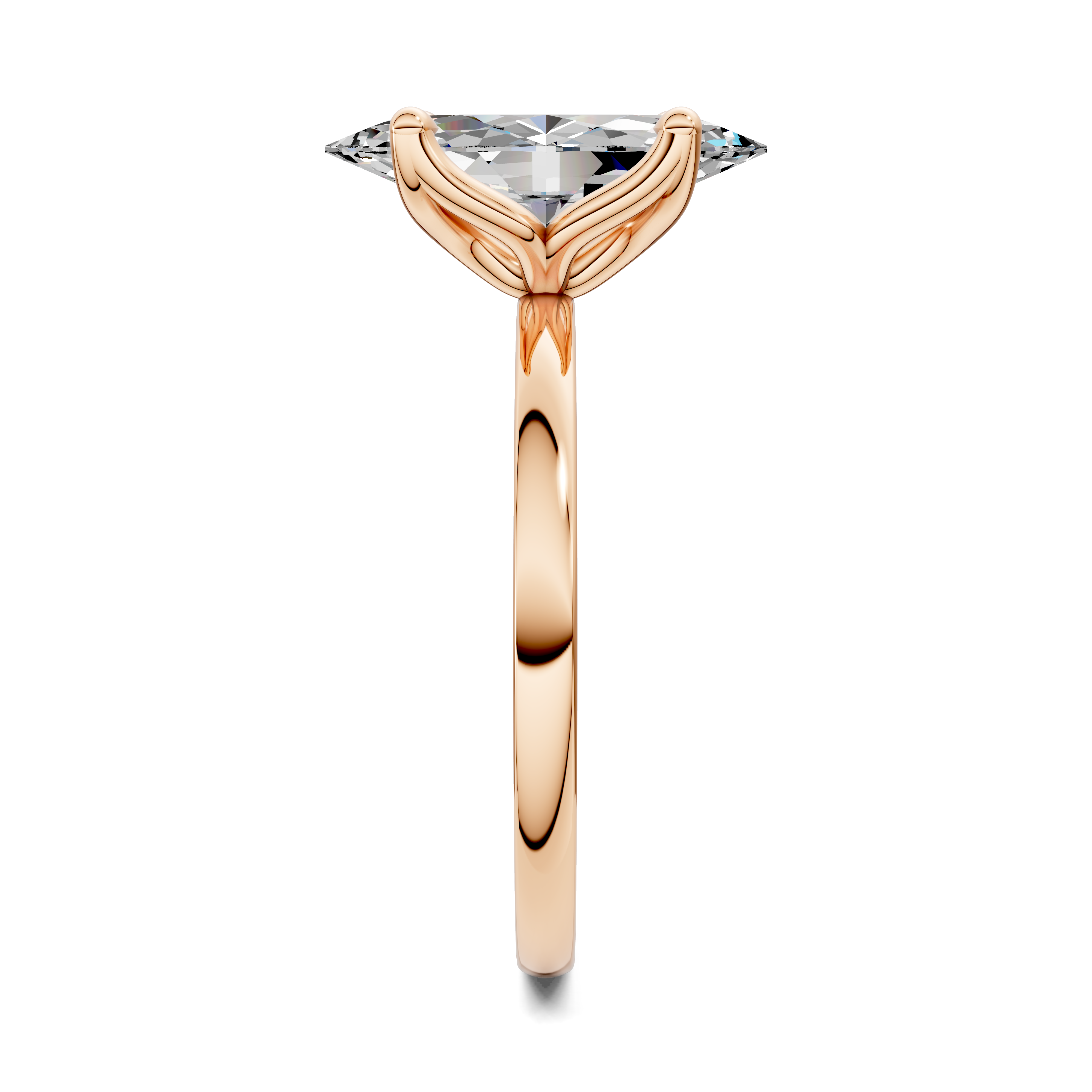 Aris Tulip Basket Solitaire Ring