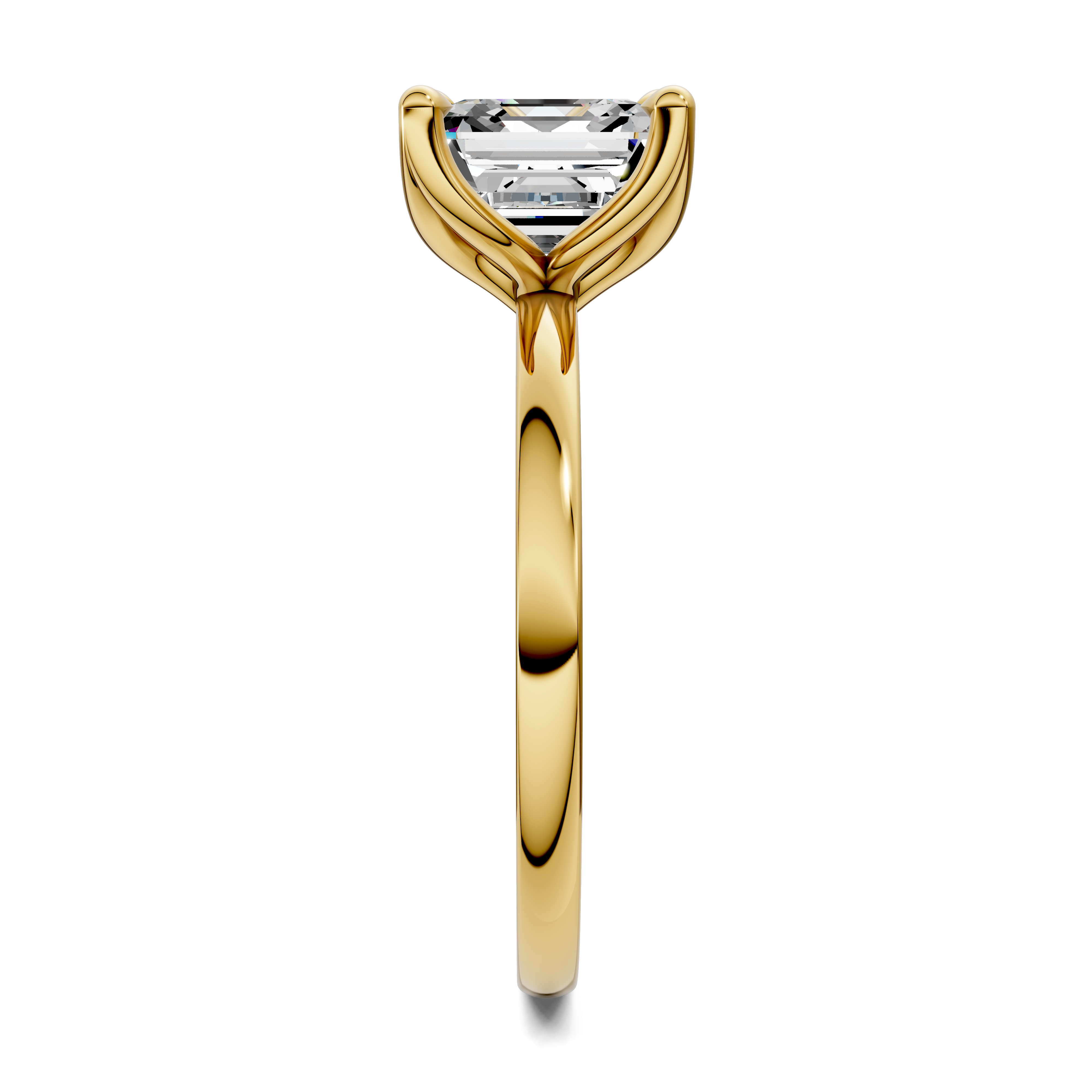 Aris Tulip Basket Solitaire Ring