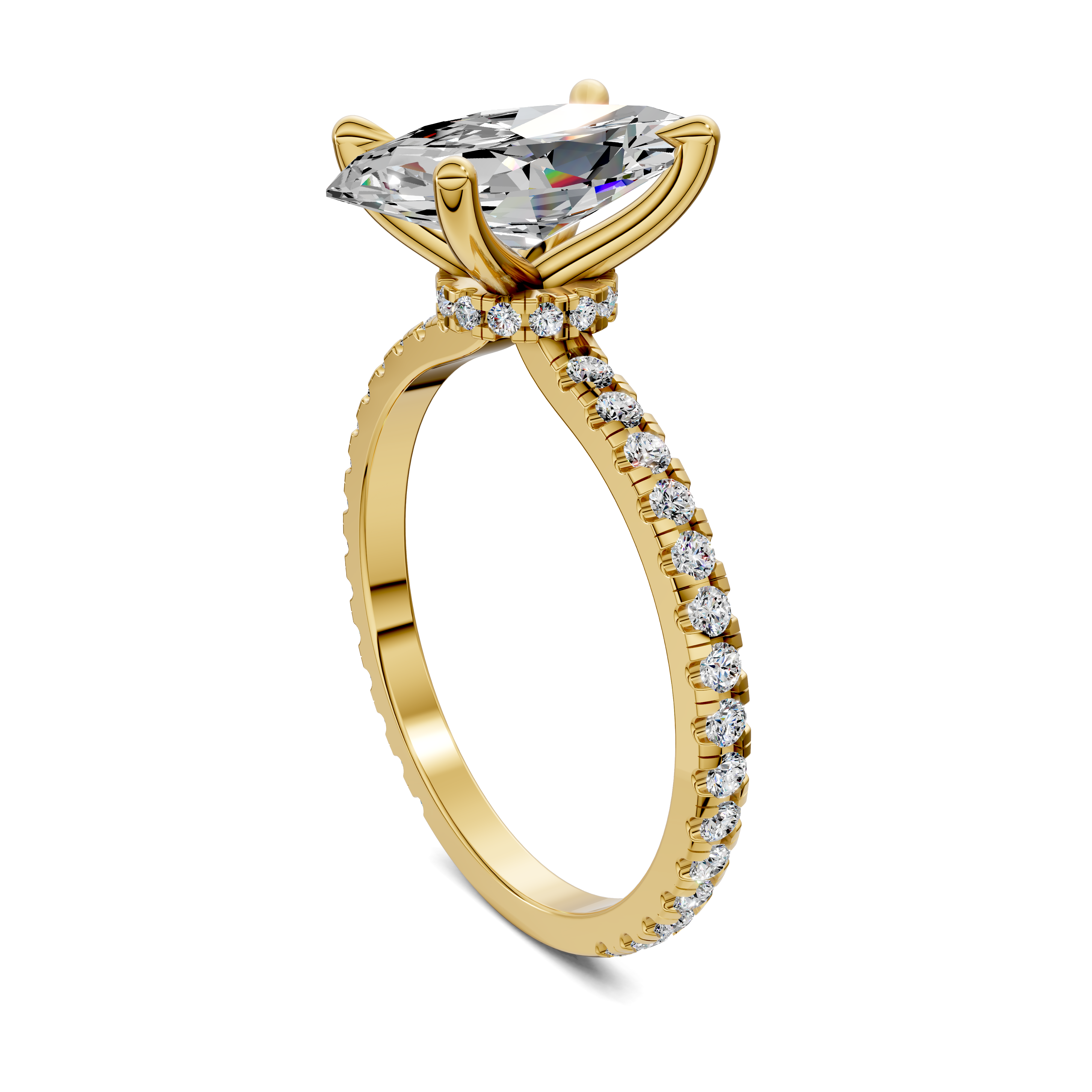 Rhea Secret Halo Ring