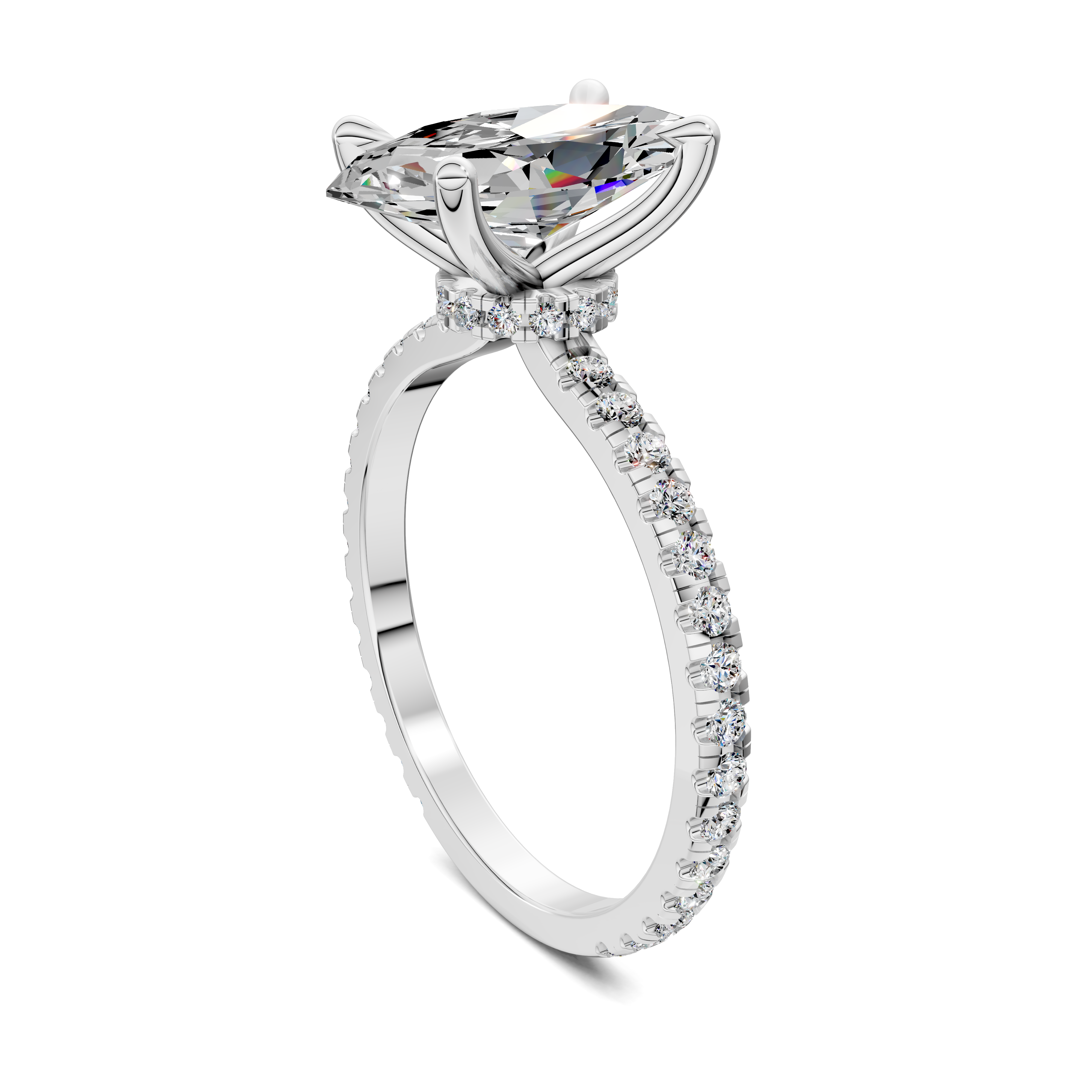 Rhea Secret Halo Ring