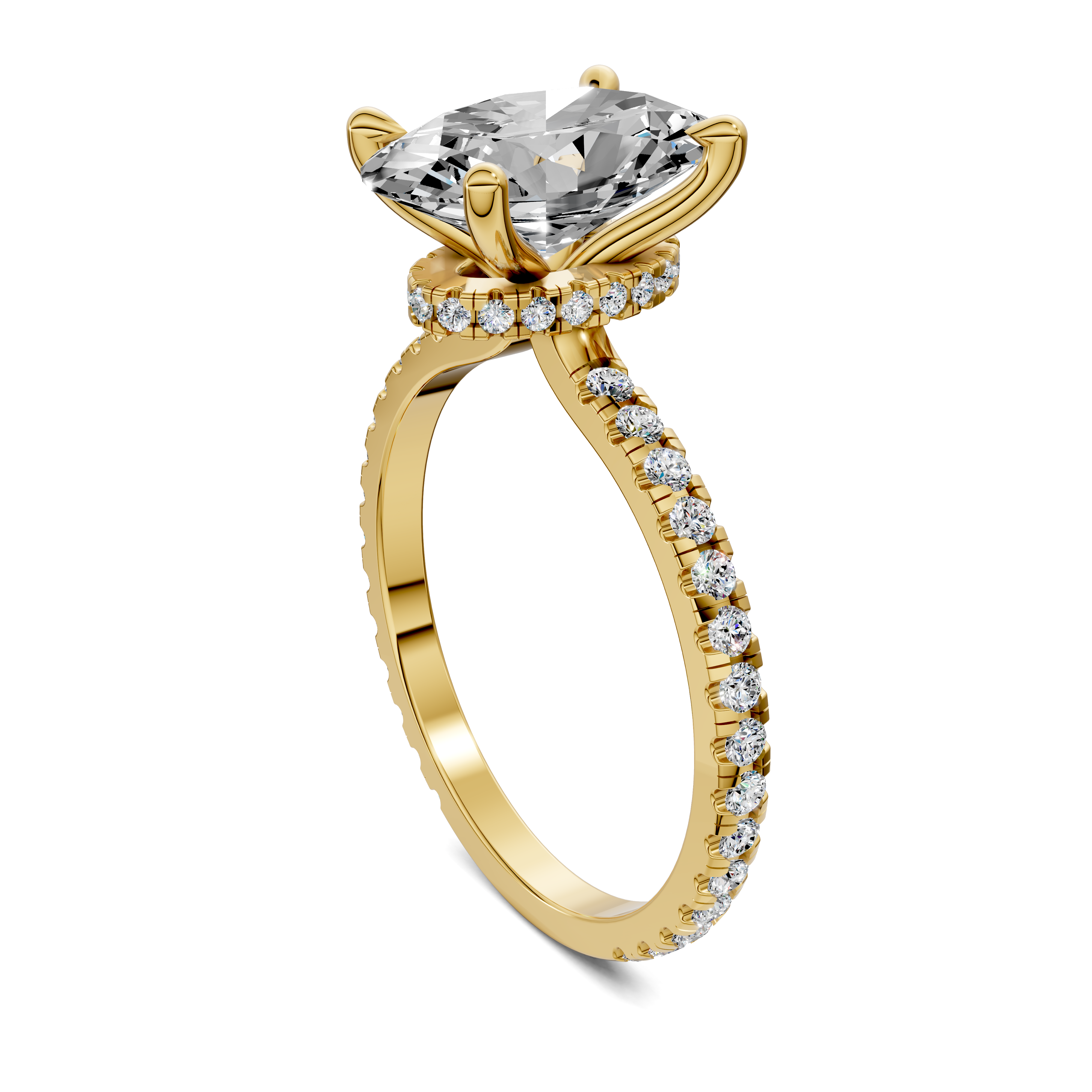 Rhea Secret Halo Ring